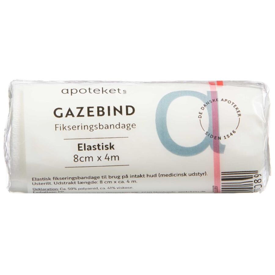 Apotekets Elastisk Gazebind 8 cm x 4 m