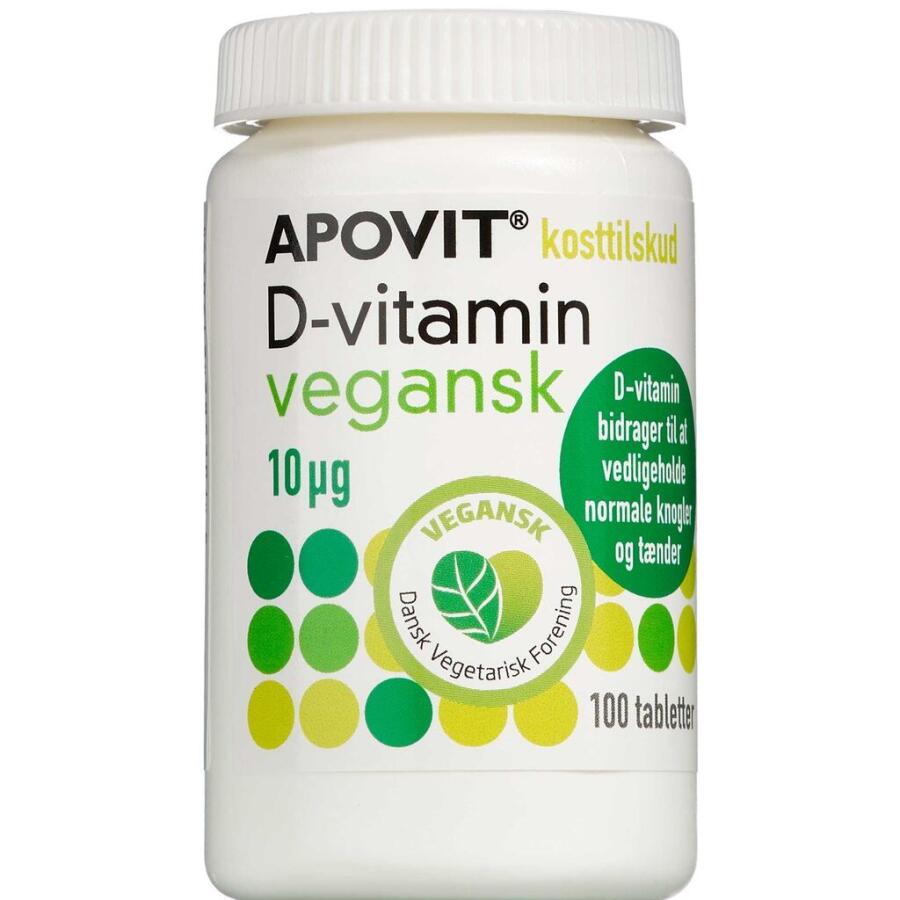 APOVIT D-vitamin Vegansk 10 µg