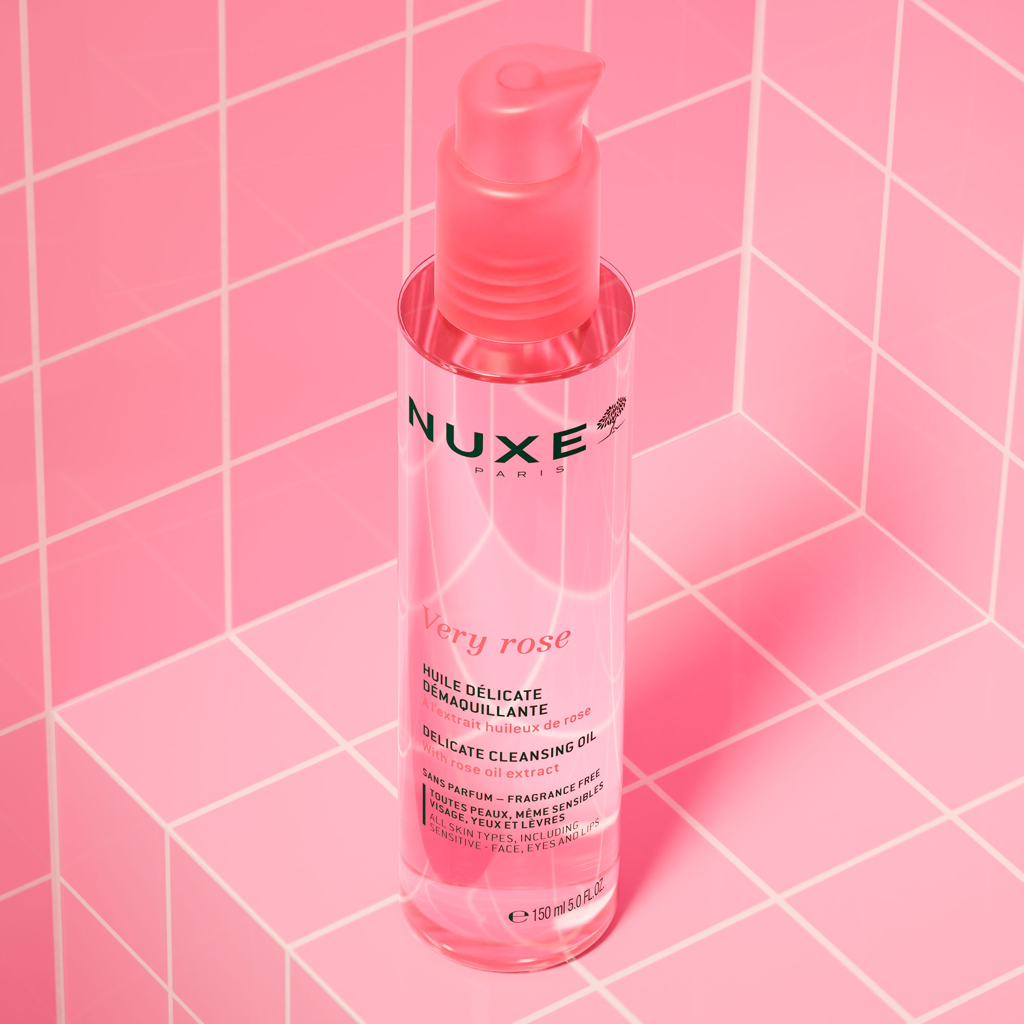NUXE VERY ROSE CLEANSING OIL