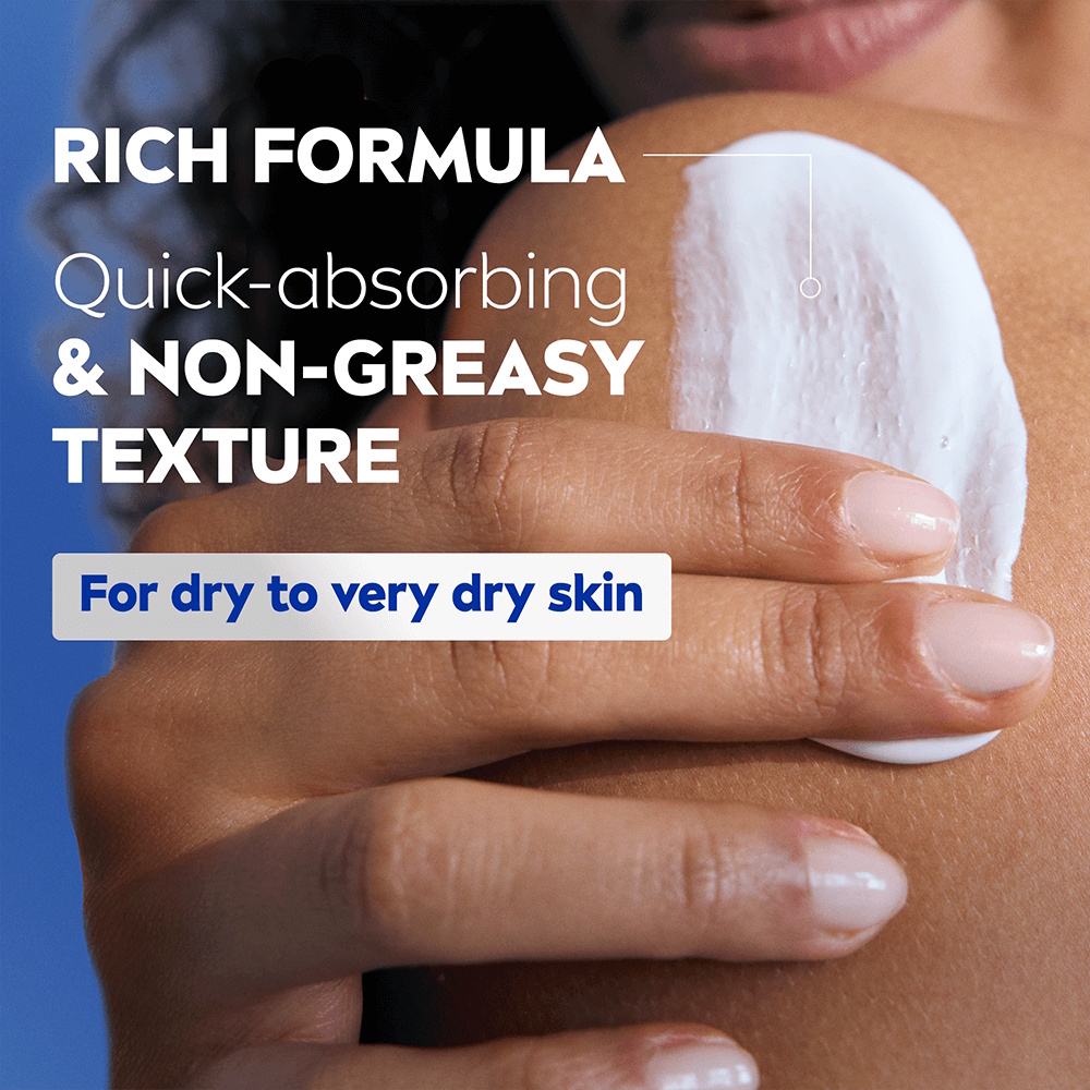 NIVEA Nourishing Hydration Body Milk med pumpe