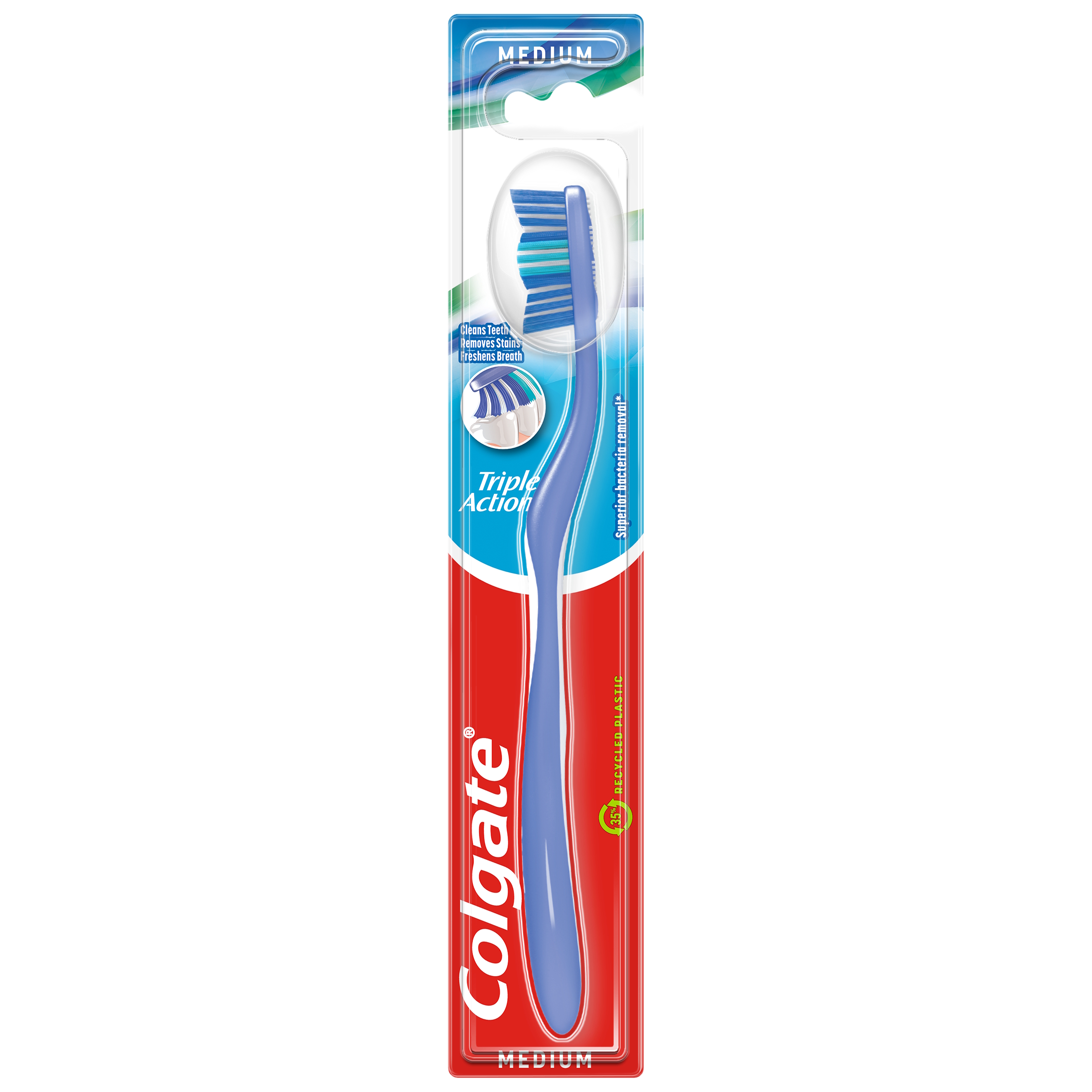 Colgate Tandbørste Triple Action Medium 1 stk.