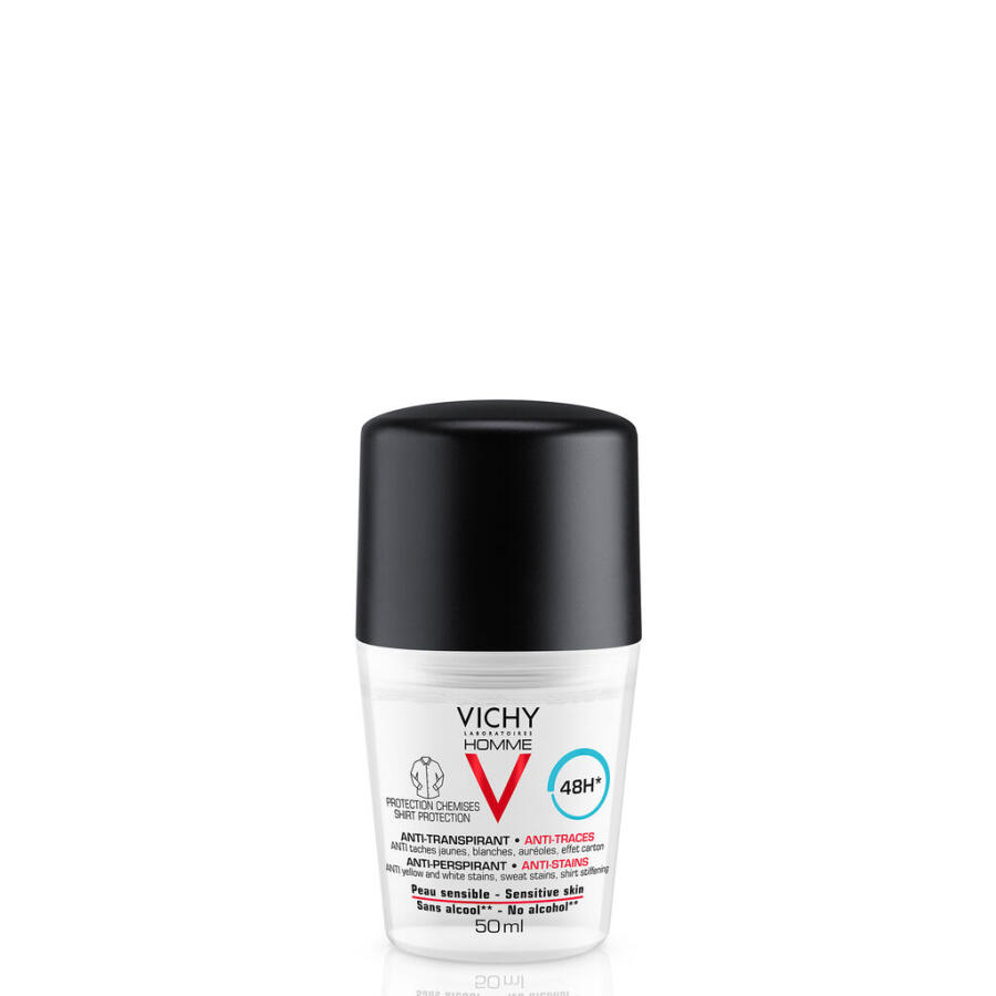 Vichy Homme Deo Roll-On Shirt 48H