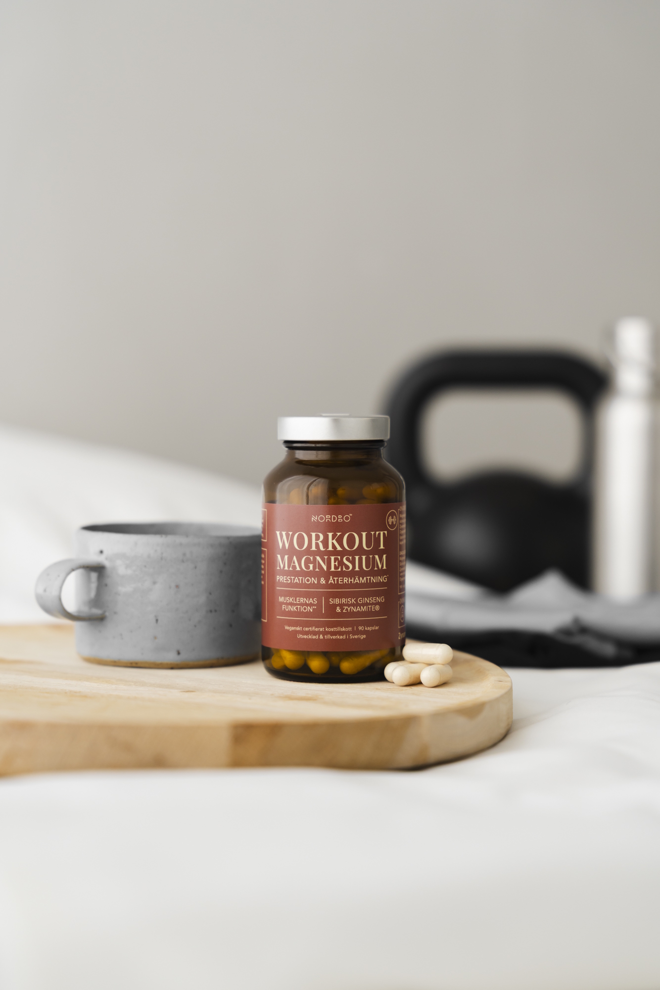 Nordbo WorkOut Magnesium, 90 kap