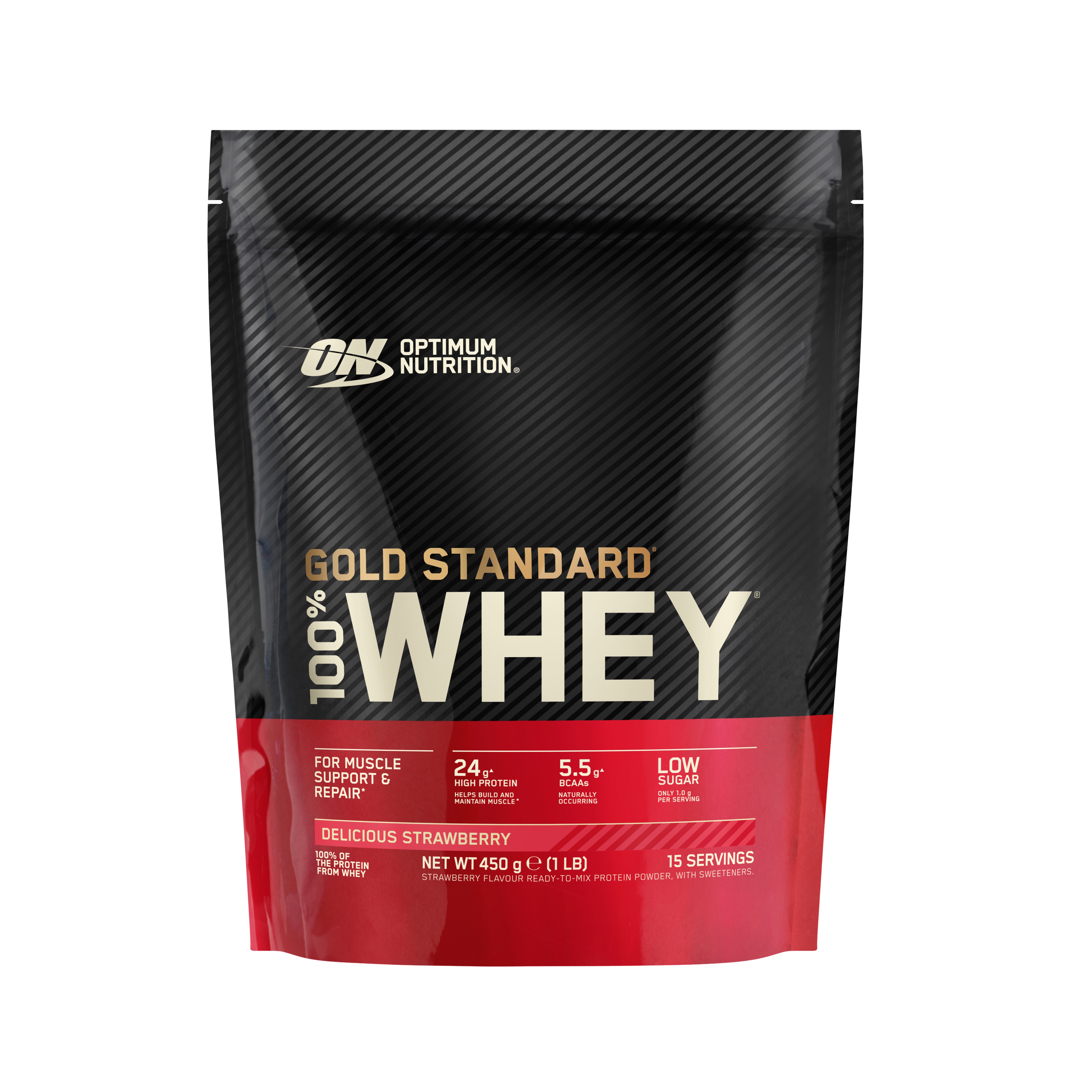 Optimum Nutrition Gold Standard 100% Delicious Strawberry 450g.