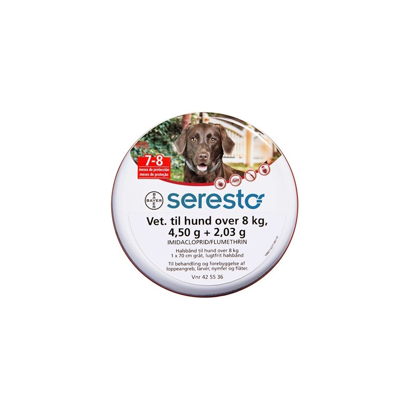 Seresto Vet. t. hund over 8 kg