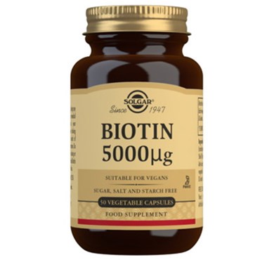 SOLGAR BIOTIN 5000µg