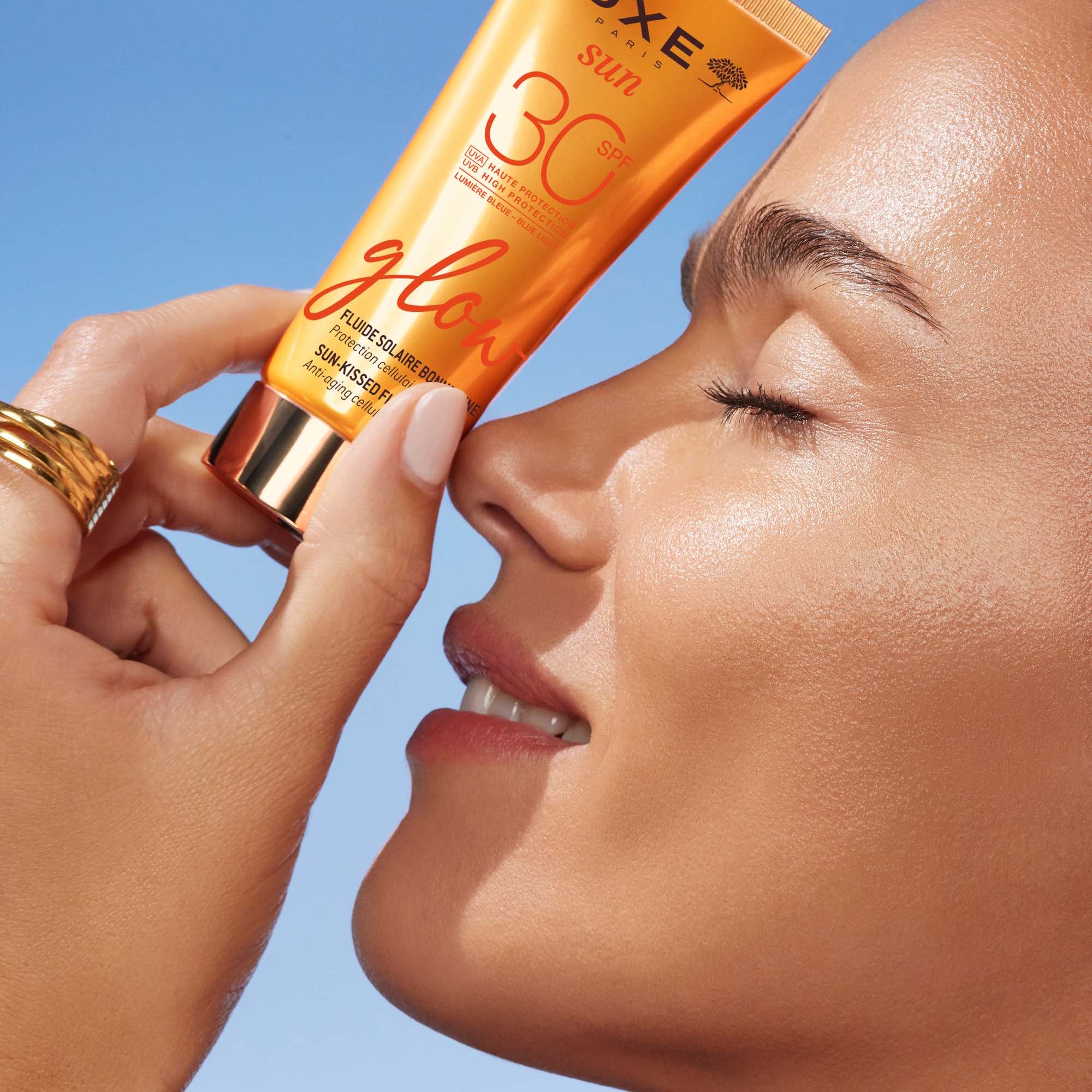 NUXE SUN-KISSED FLUID GLOW FACE SPF 30
