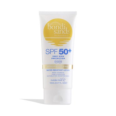 Bondi Sands SPF50+ Fragrance Free Body Suncreen Lotion, 150 ml