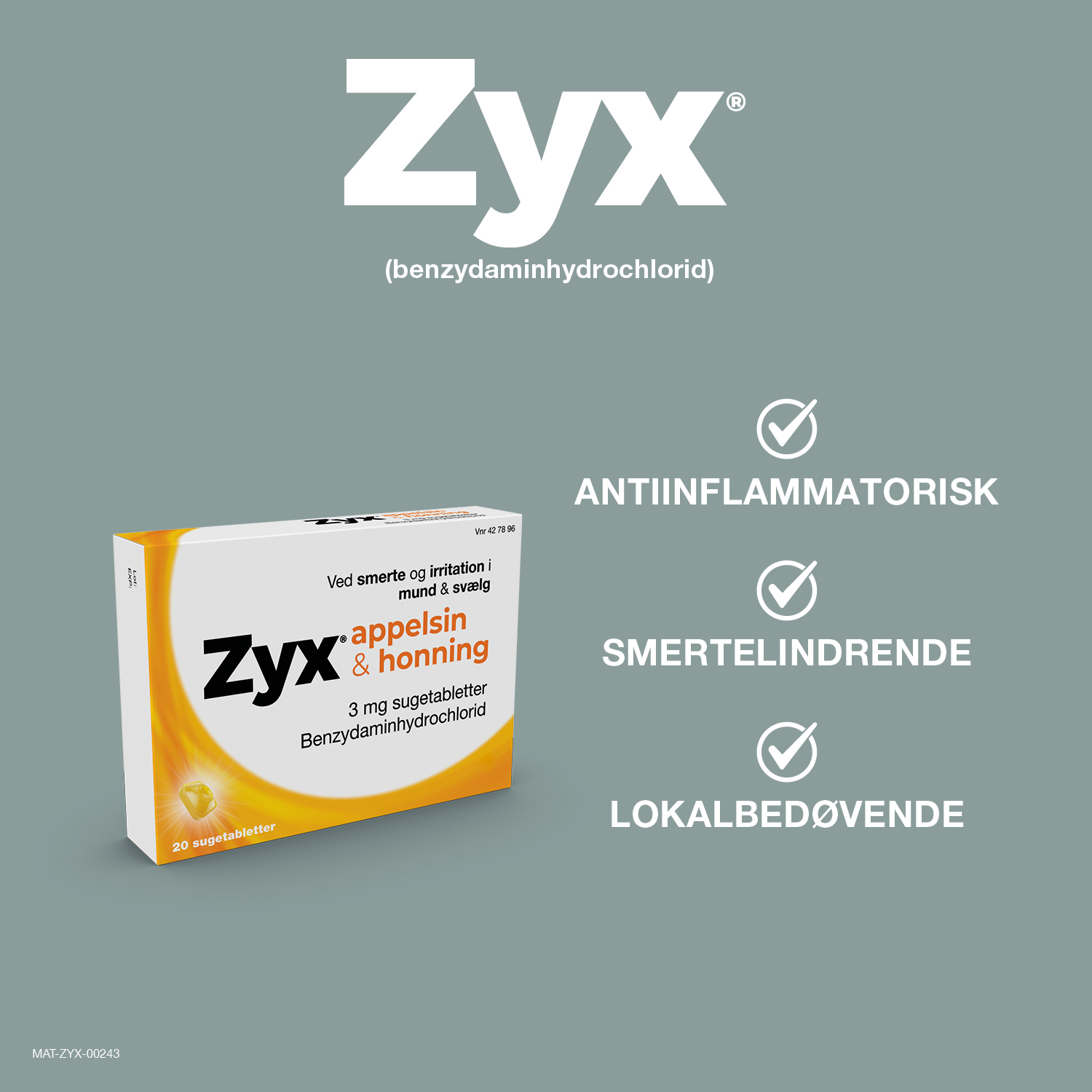 Zyx appelsin & honning