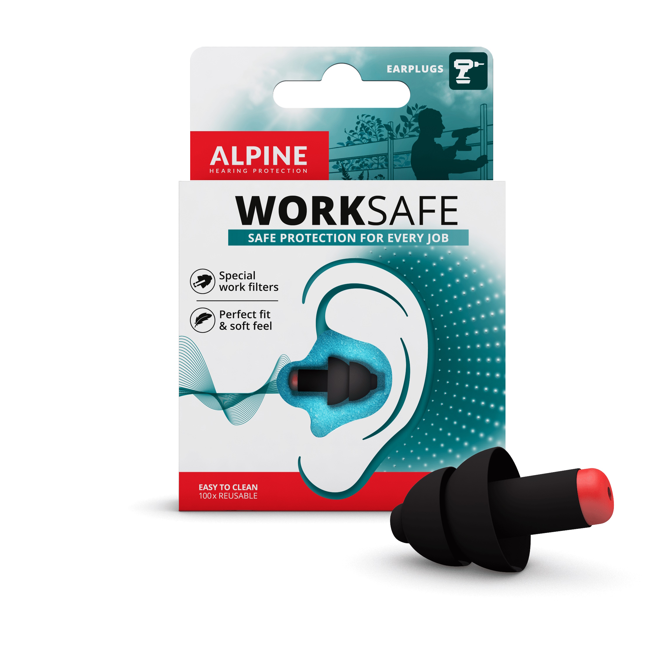 Alpine WorkSafe Ørepropper