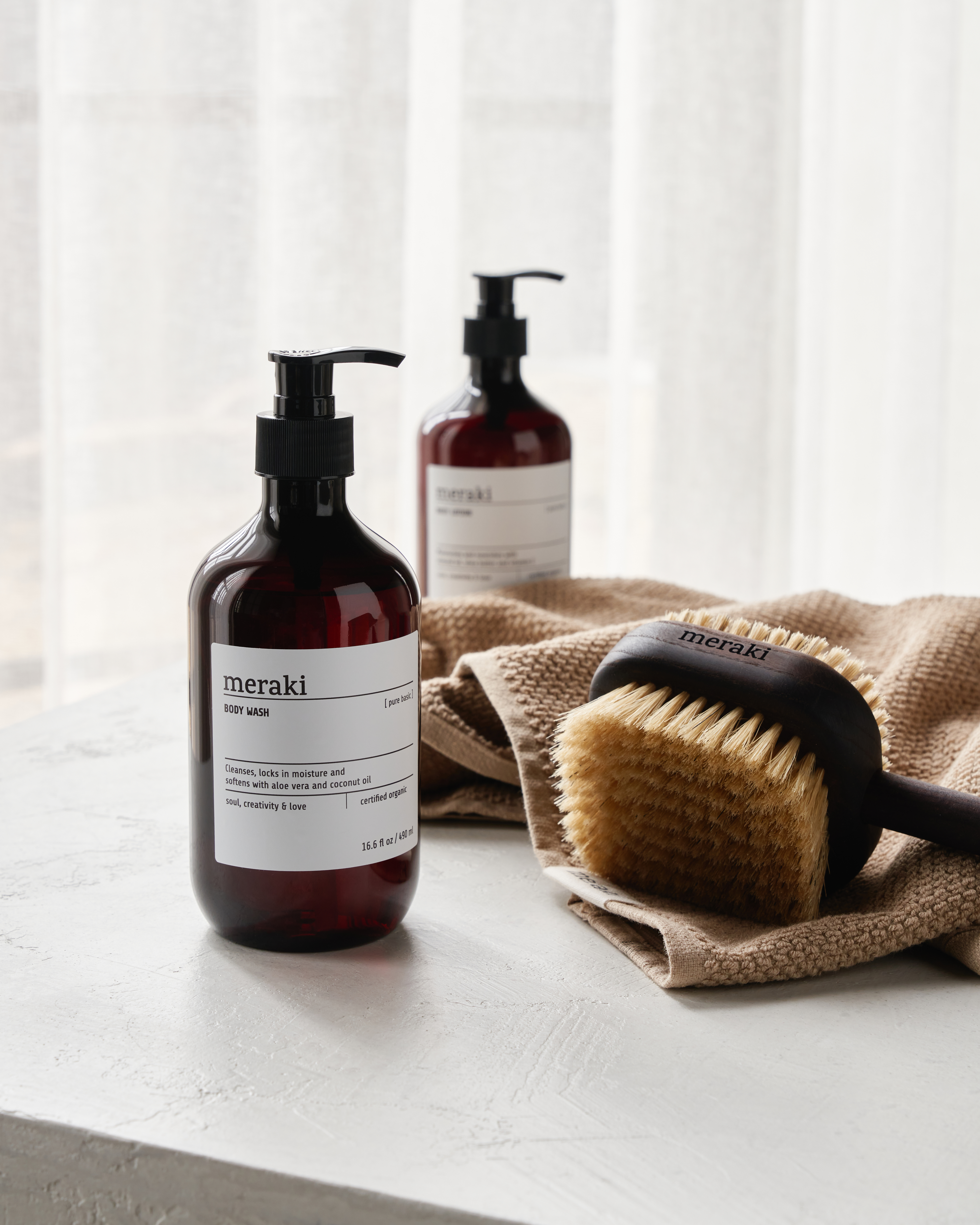 Meraki Body Wash, Pure Basic