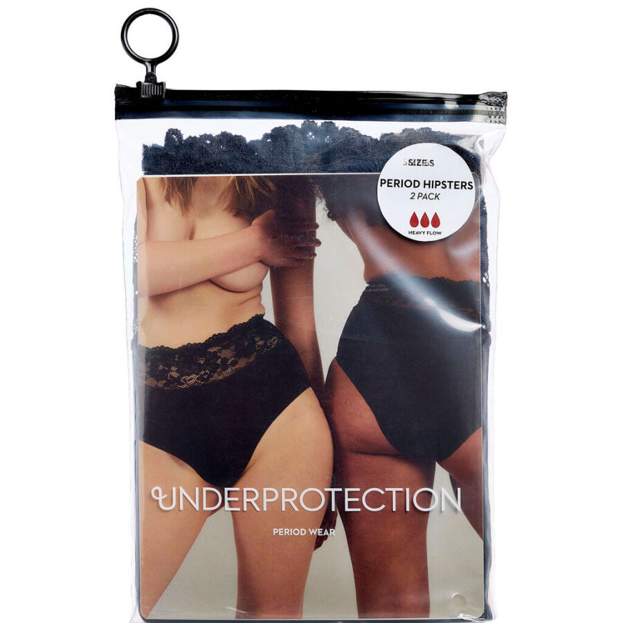 Underprotection Penelope Period Hipsters Sort S