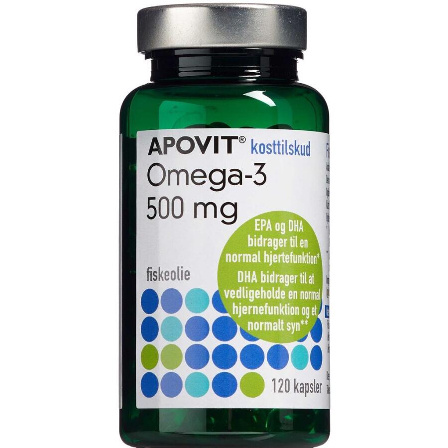 APOVIT Omega-3 Kapsler 500 mg