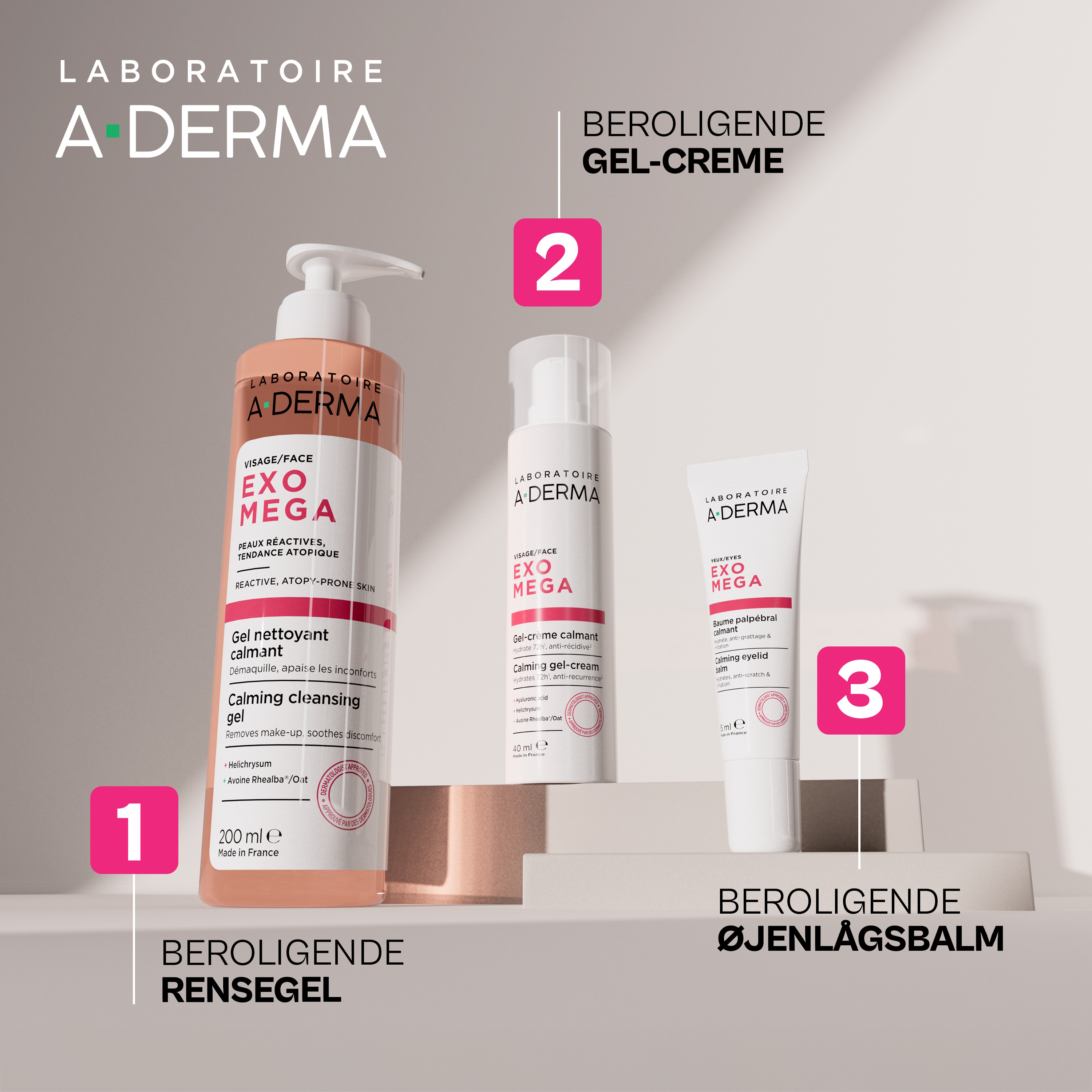 A-Derma Exomega Calming Cleansing Gel