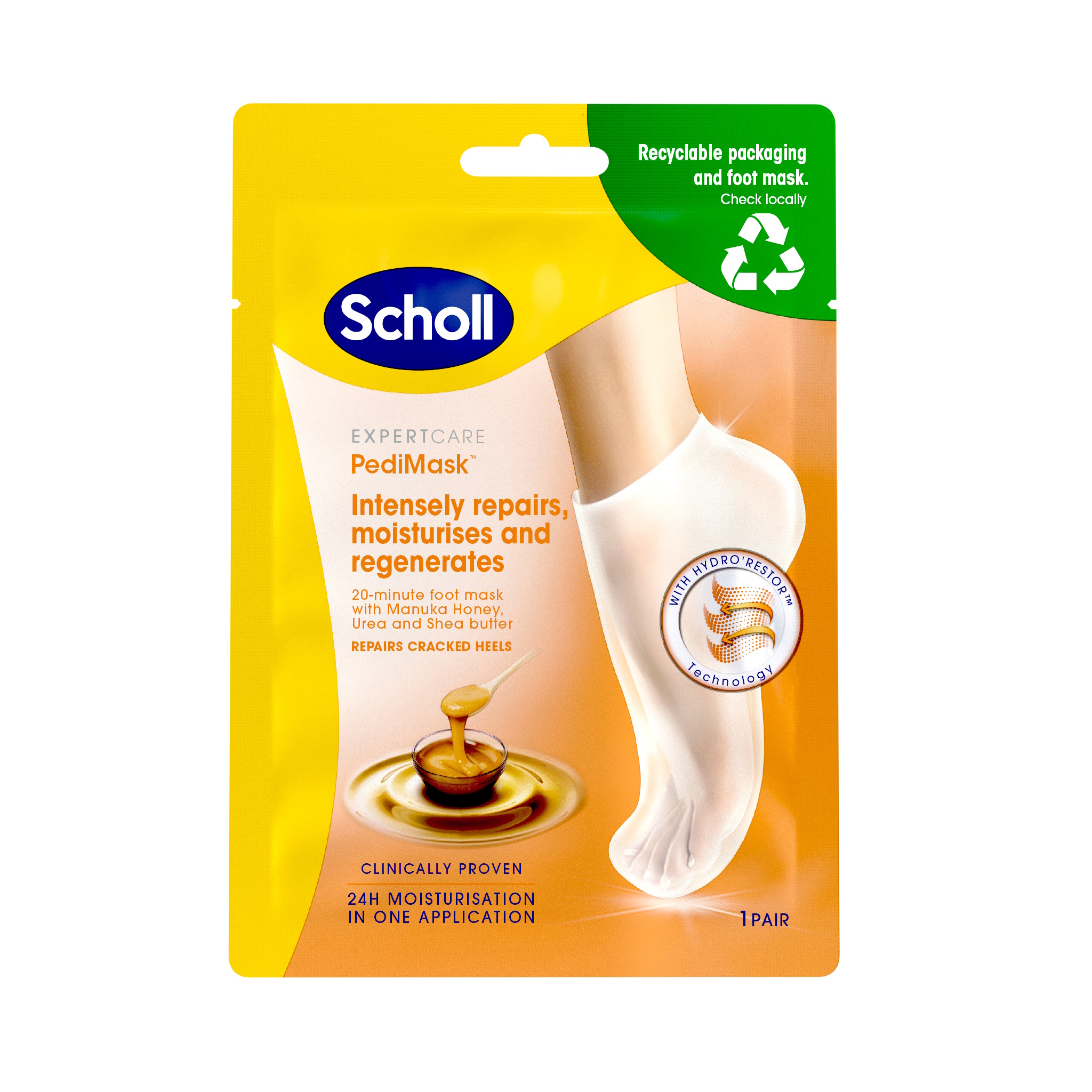 Scholl PediMask Manuka Honey