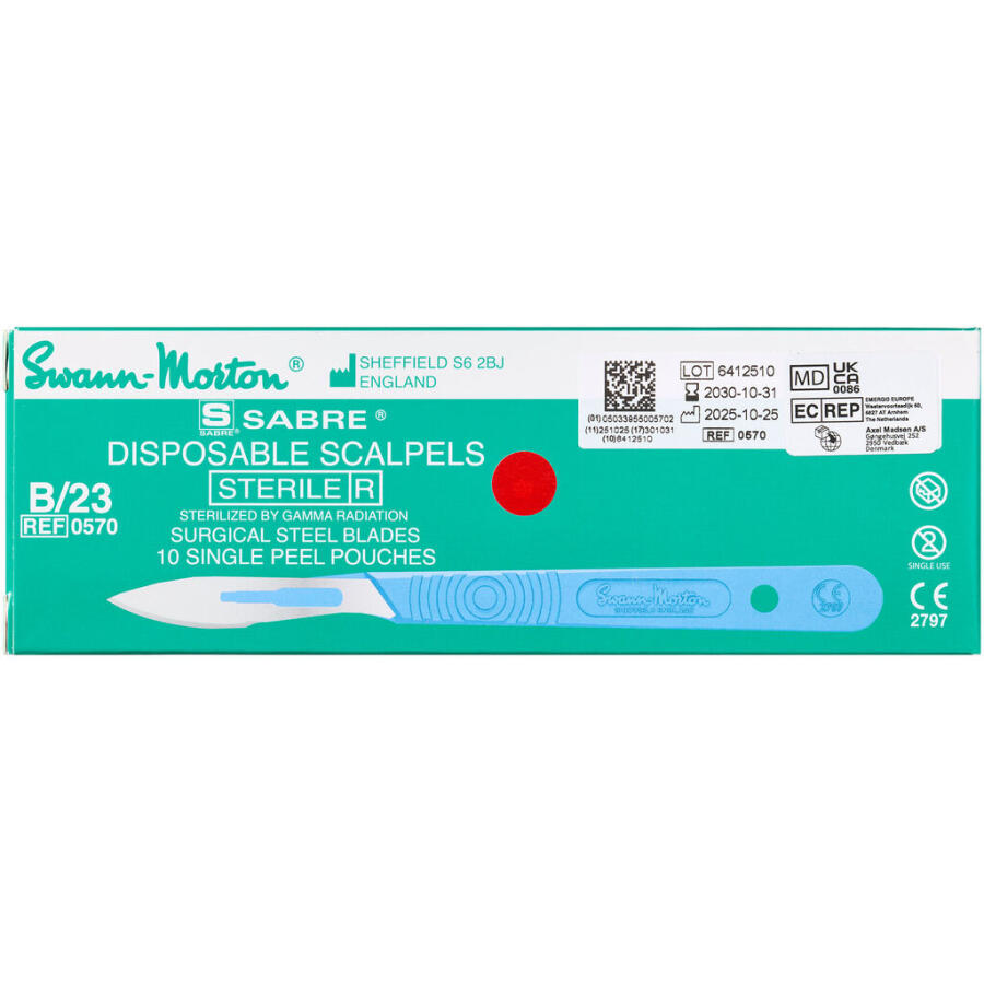 Sabre Skalpeltype B/23 steril