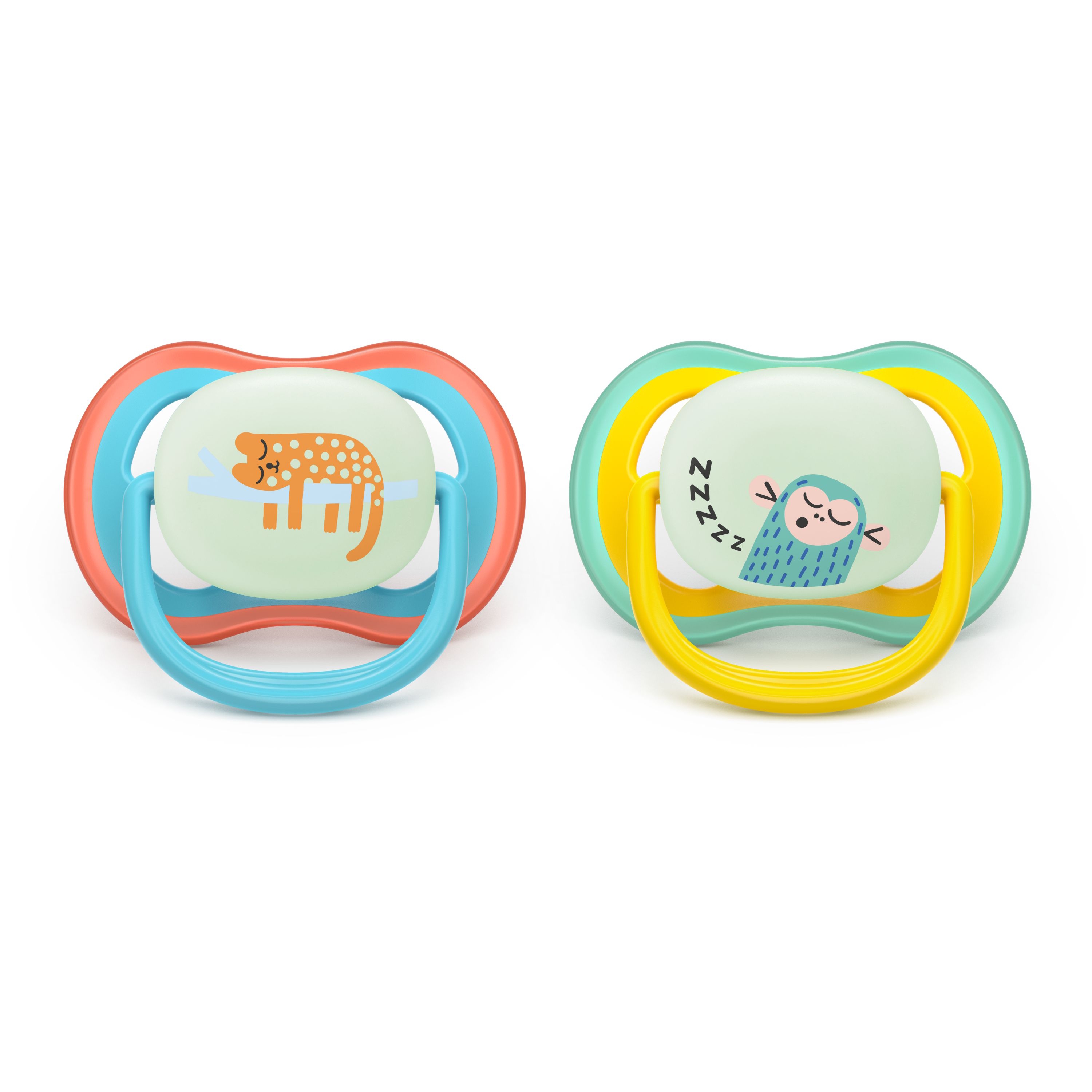 Philips Avent Pacifier ultra air nighttime, 18+m, favering