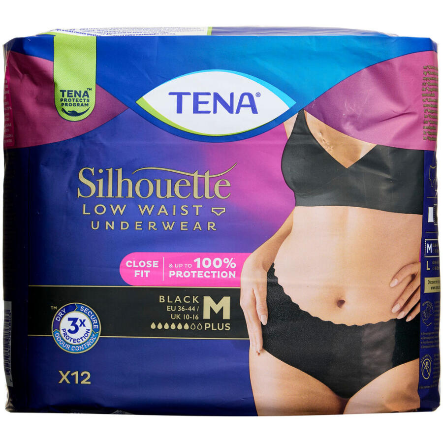 Tena Silhouette Plus Sort Medium