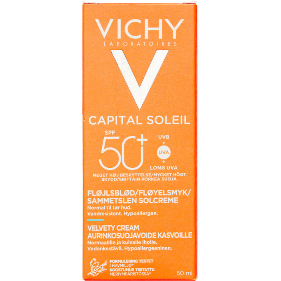 Vichy Capital Soleil Fugtgivende Ansigtssolcreme SPF50+