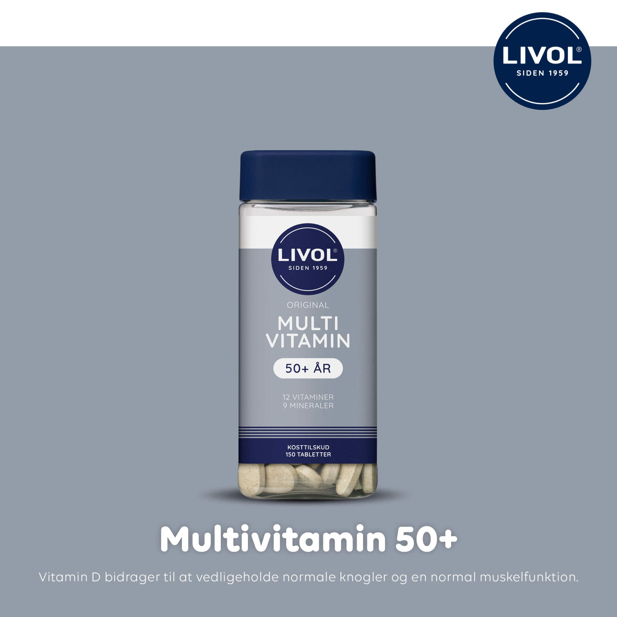 Livol Multivitamin 50+ Tabletter