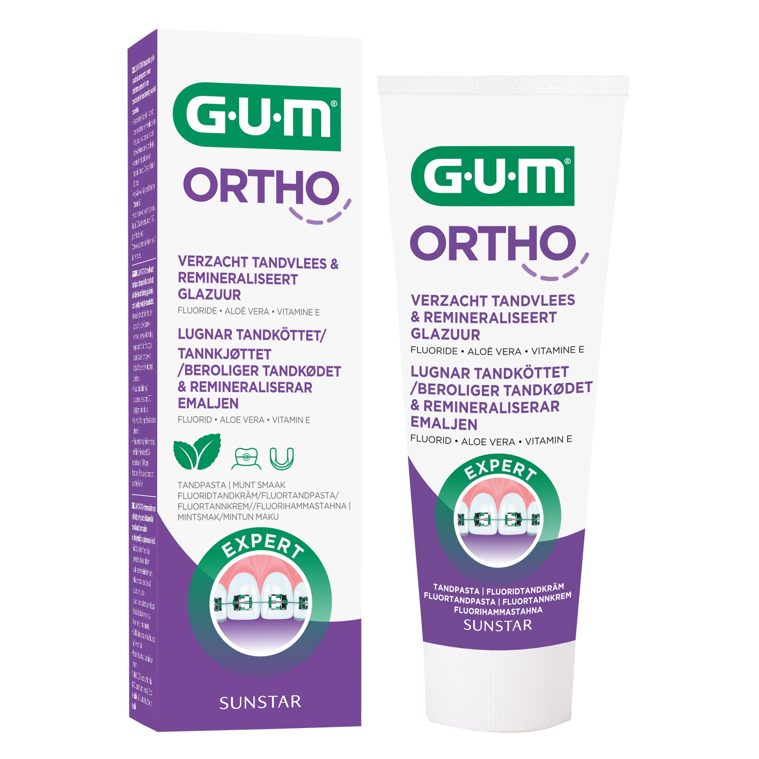 GUM ORTHO Tandpasta Gel