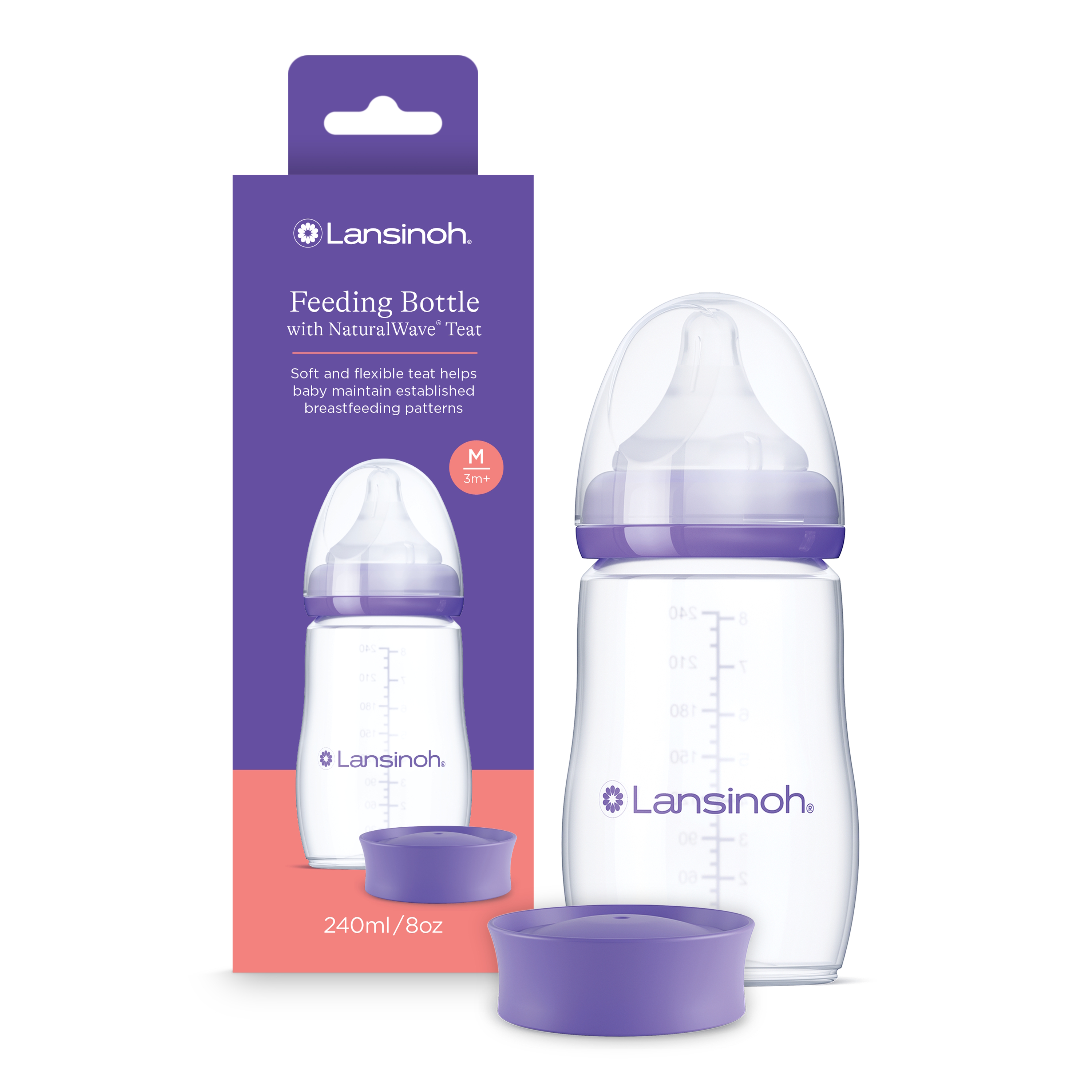 Lansinoh NaturalWave Sutteflaske