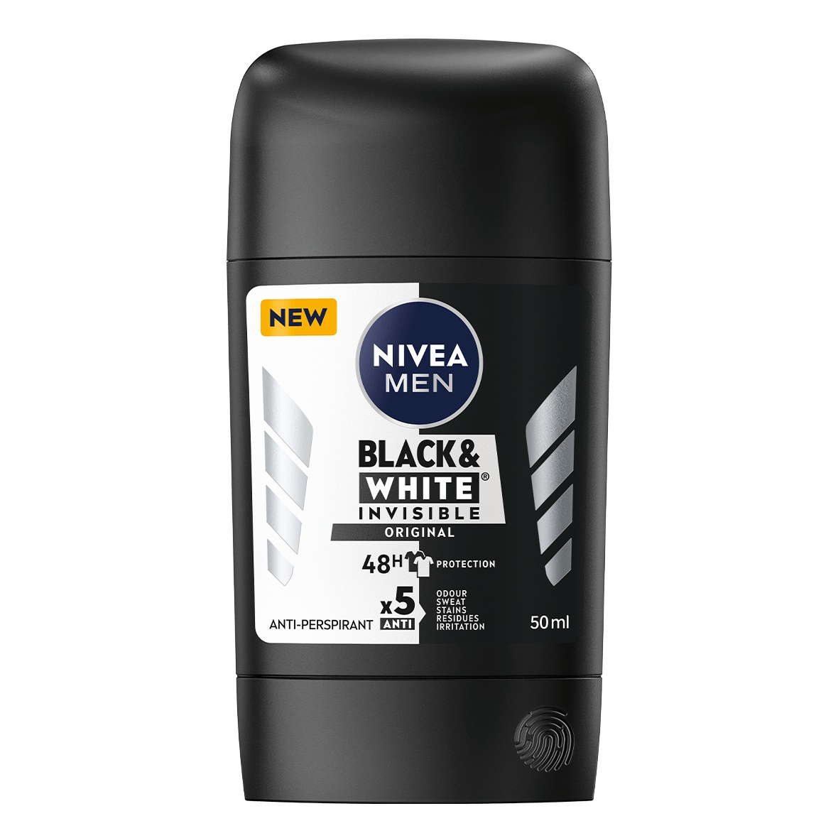 NIVEA Black & White Invisible Stick Male