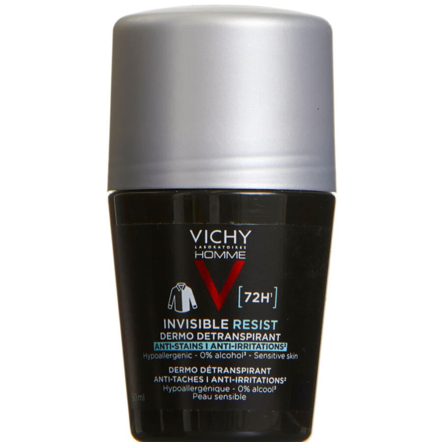 Vichy Homme Invisible Protect 72H Anti-Stain Deo Roll-On