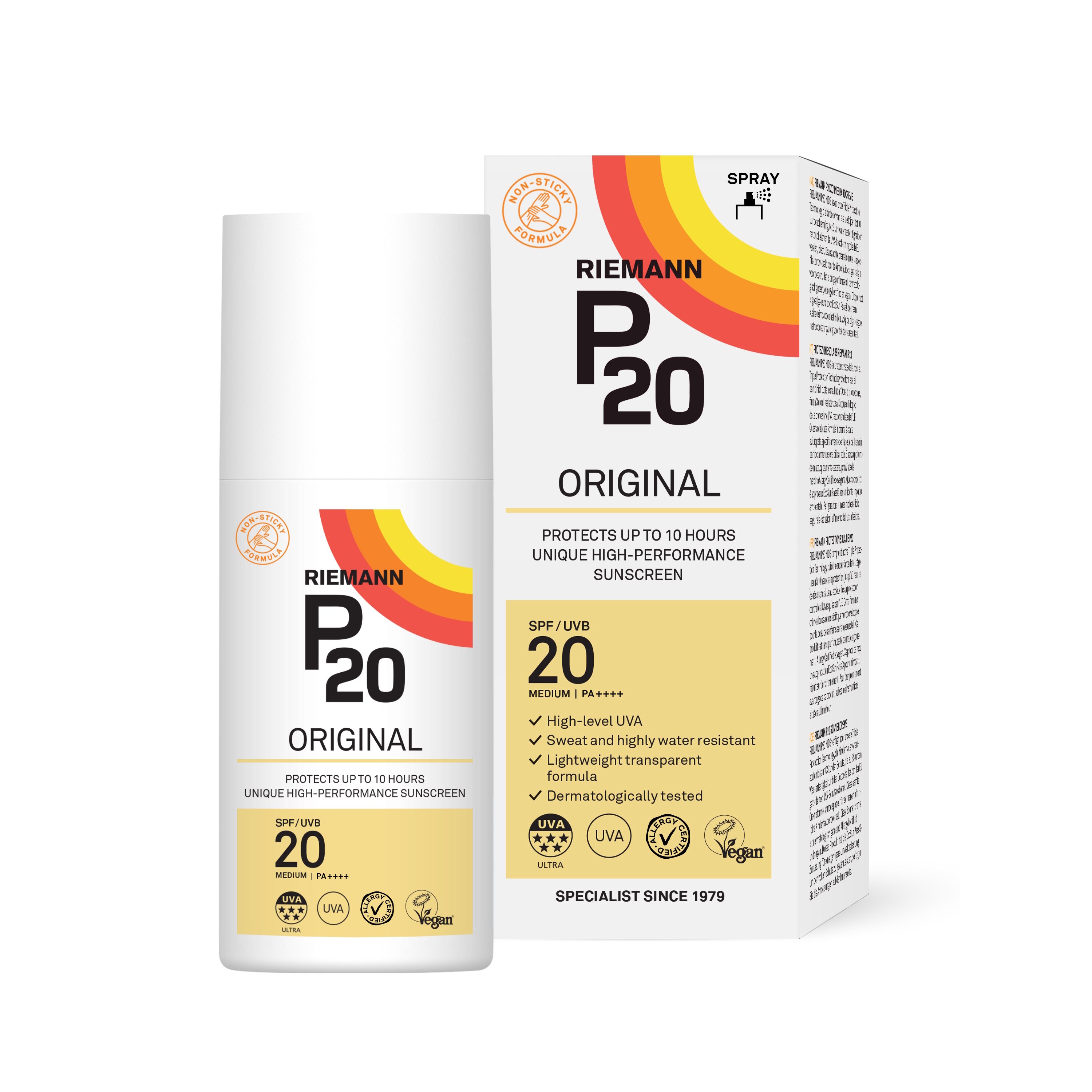 P20 Original Spray SPF 20