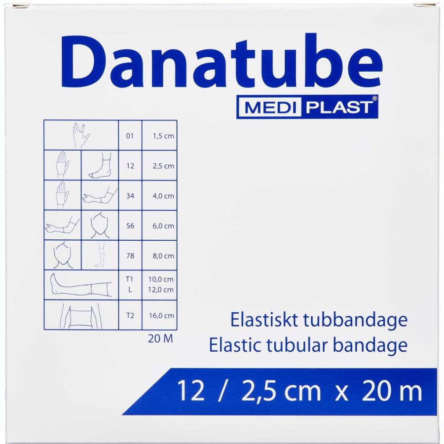 Danatube Rørbandage 2,5 cm x 20 m