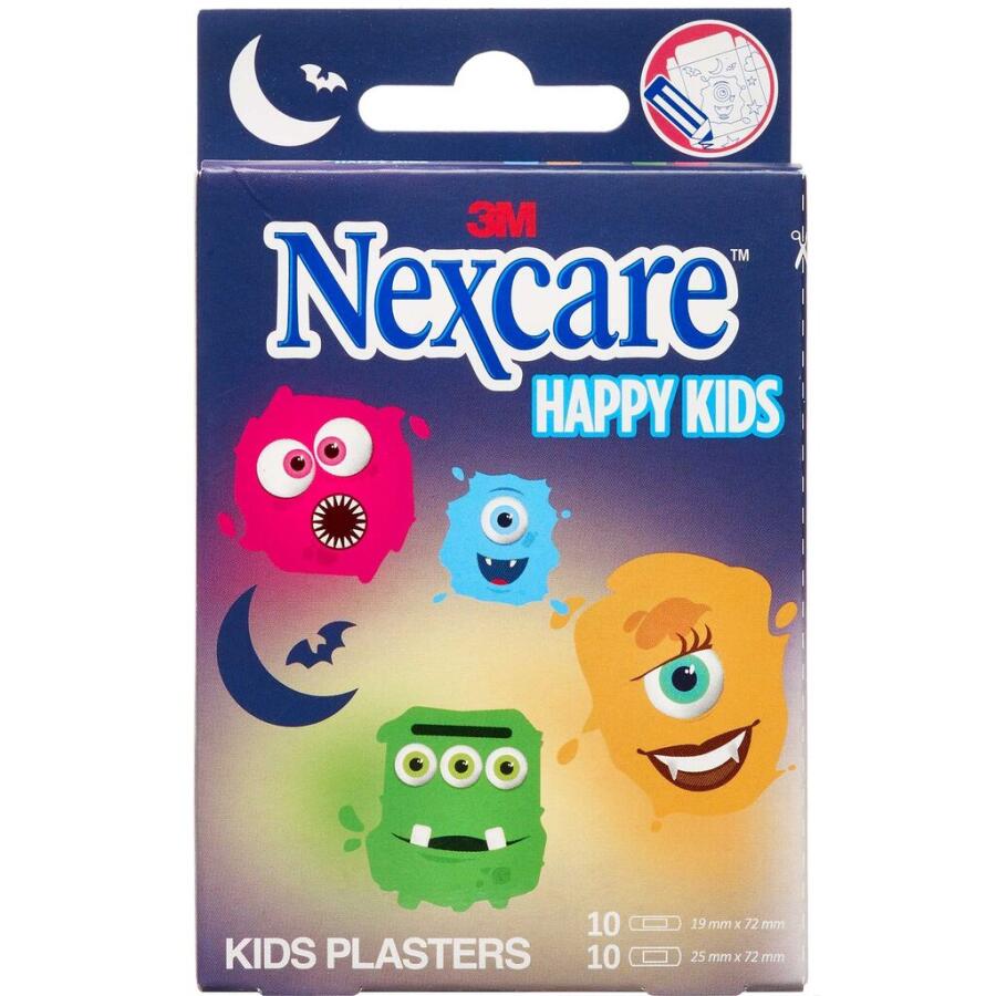 3M Nexcare Happy Kids Monster Plaster