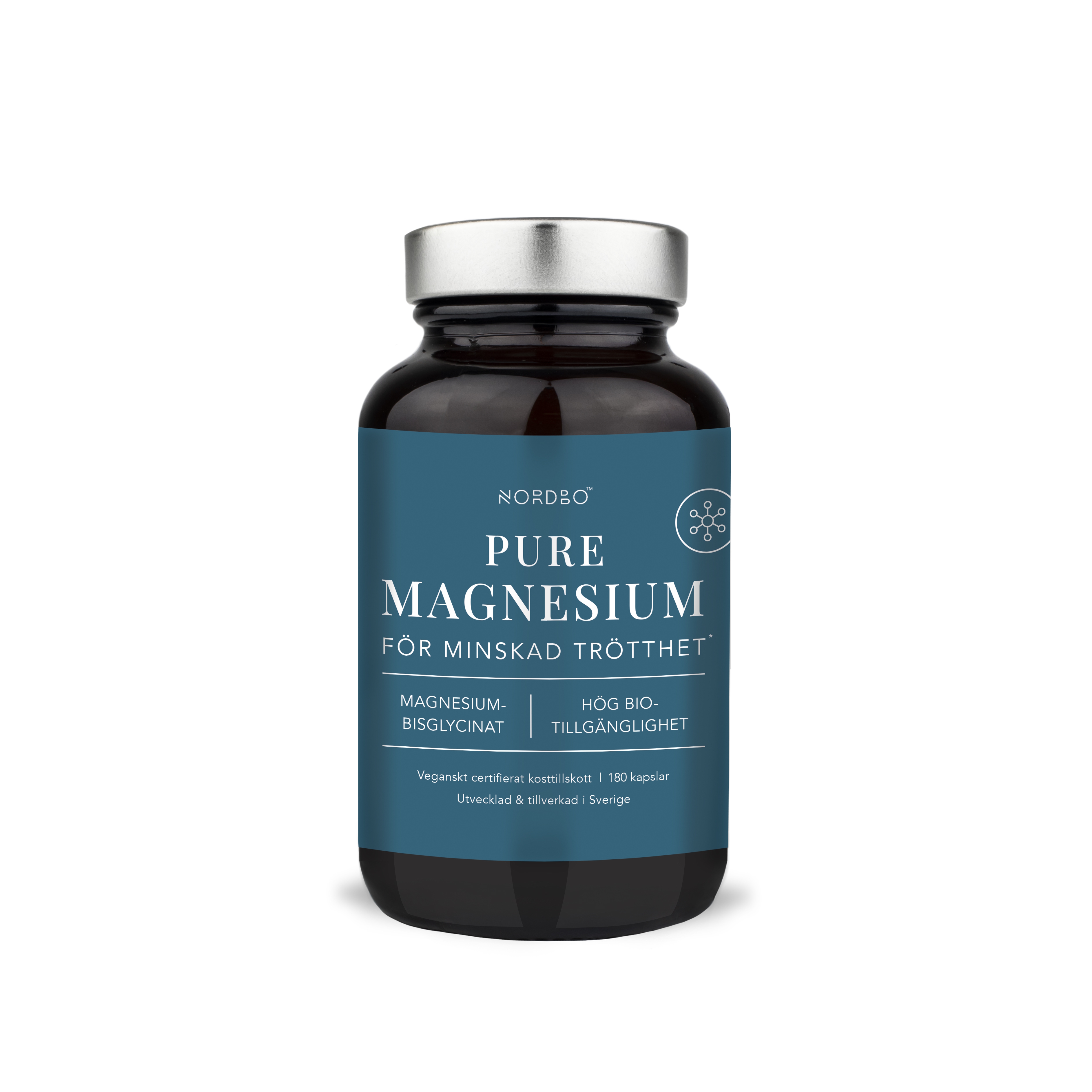 Nordbo Pure Magnesium, 180 kap