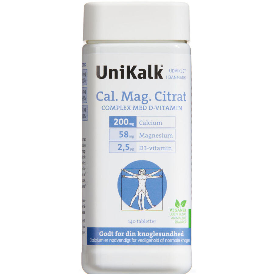 Unikalk Cal-Mag-Citrat Tabletter