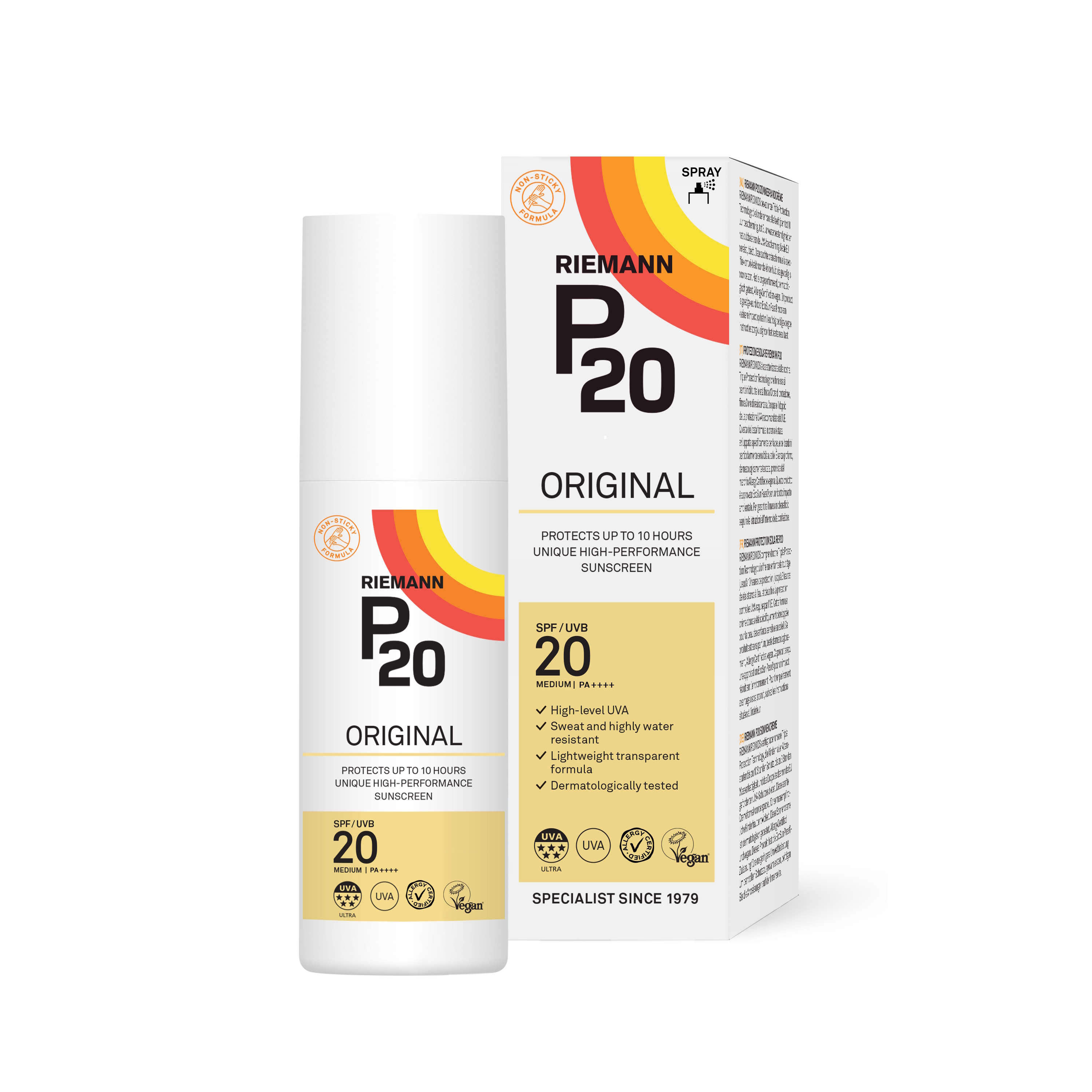 P20 Original Spray SPF 20