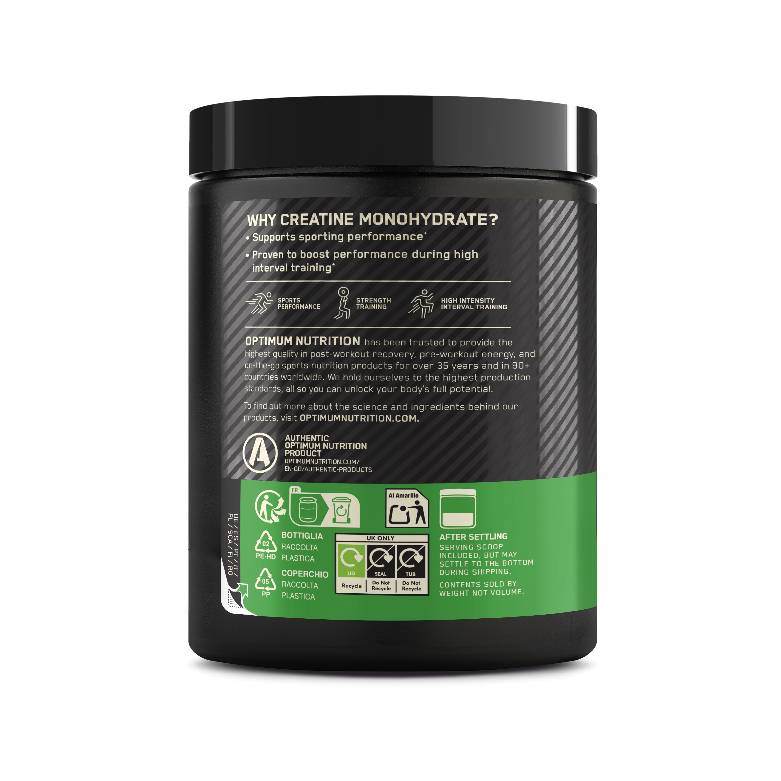 Optimum Nutrition CREATINE BLUE RASPBERRY 360G