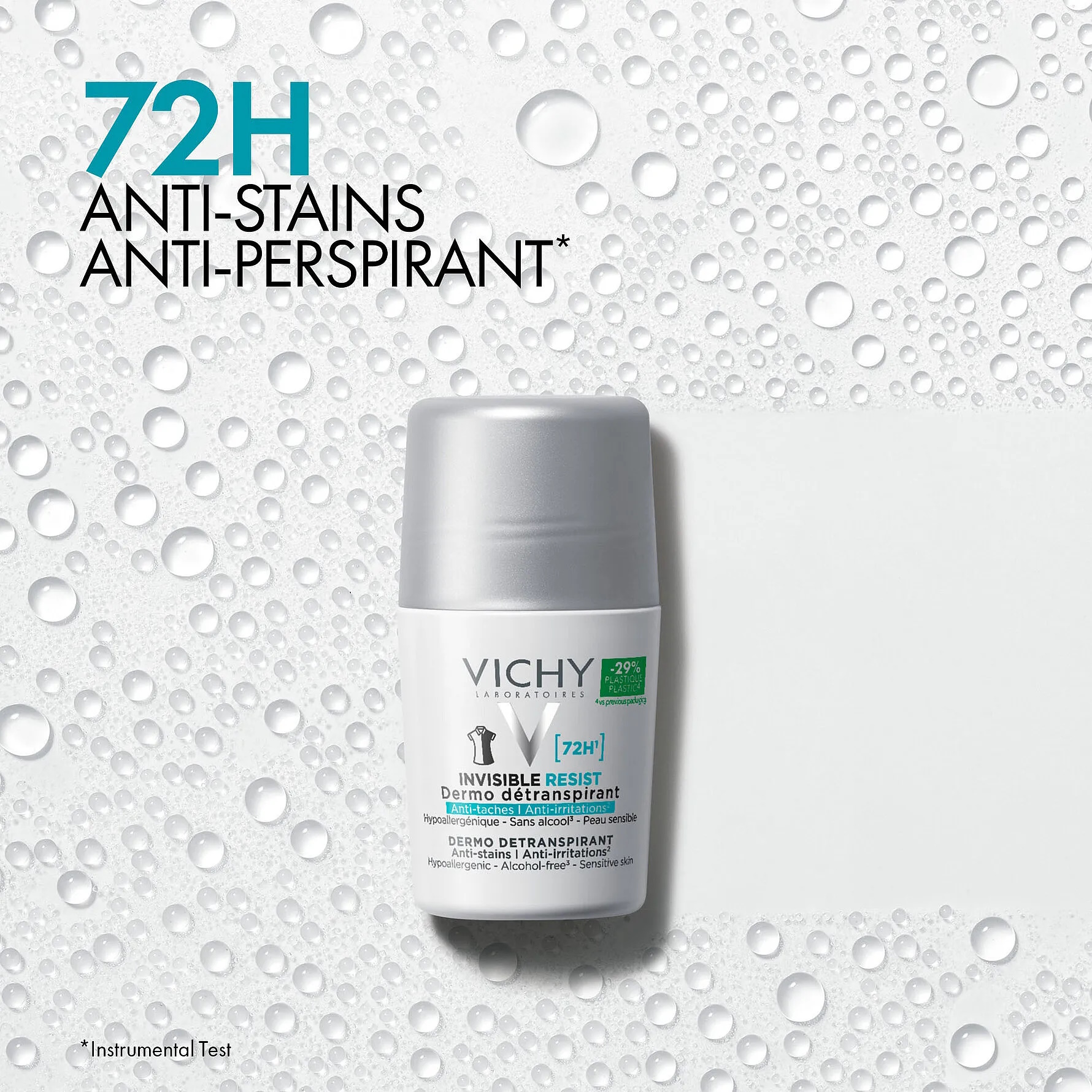 Vichy Invisible Protect Anti-Stain Roll-On 72T