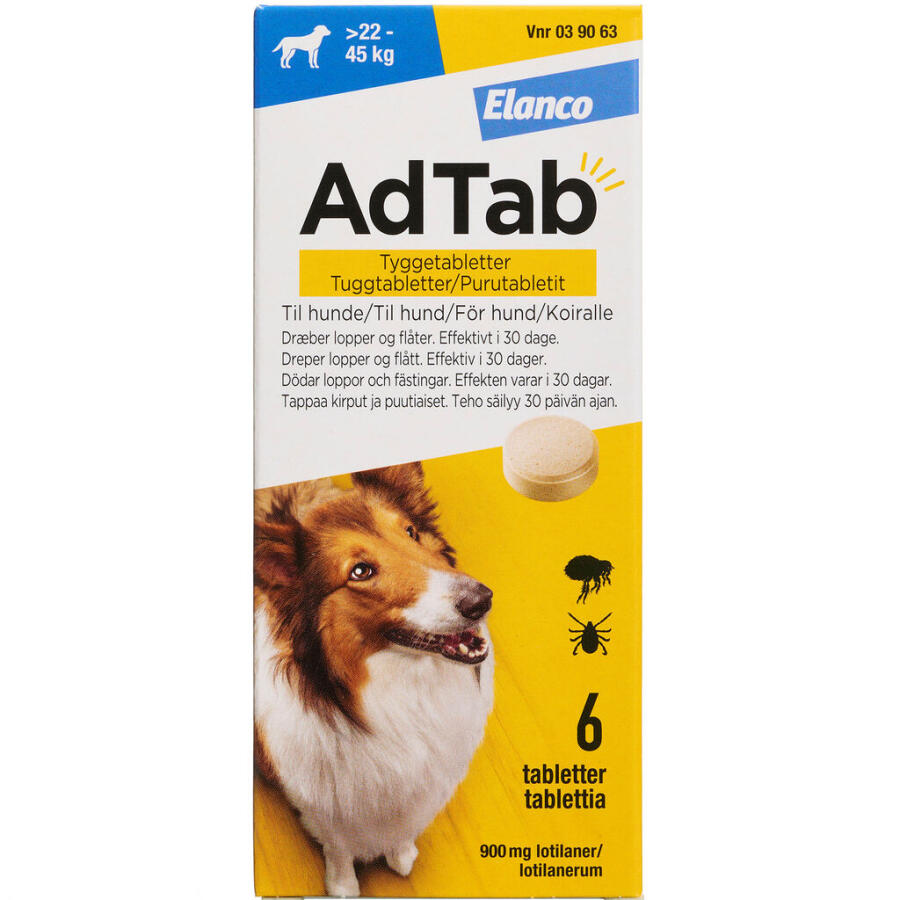 AdTab til hunde >22-45 kg