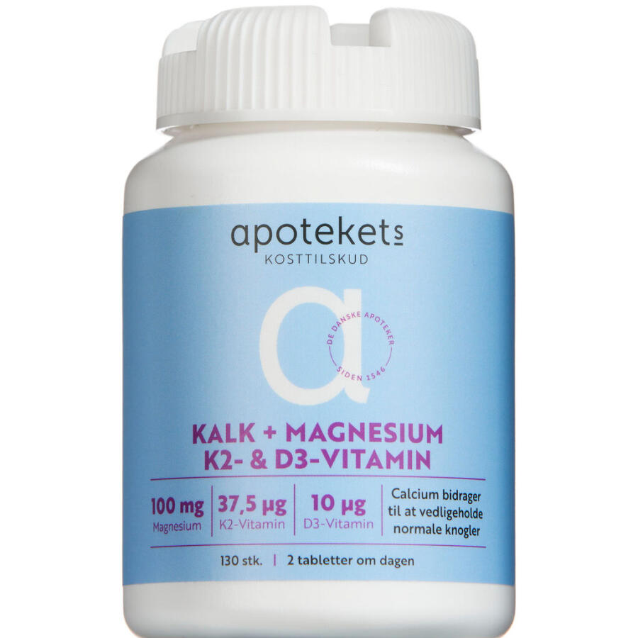 Apotekets Kalk+Magnesium - K2+D-vitamin