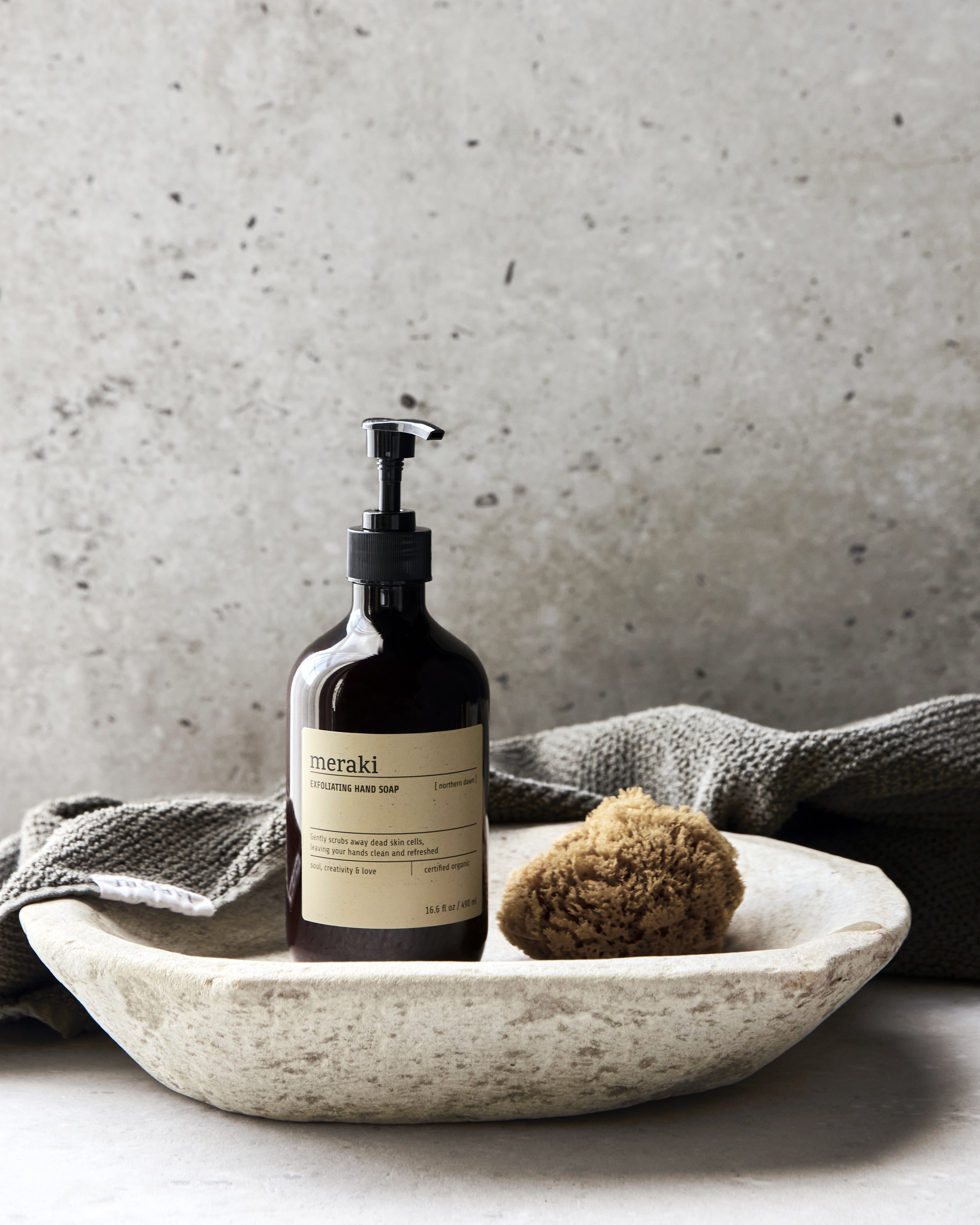 Meraki Exfoliating Hand Soap, Northern Dawn