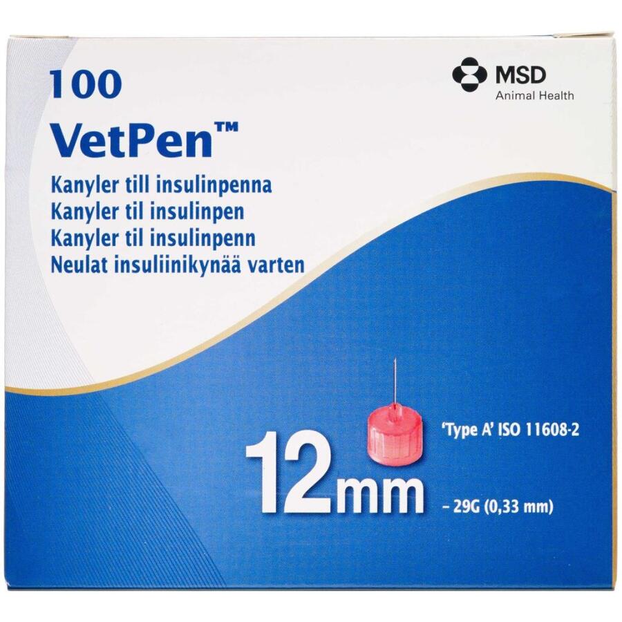 VetPen kanyler 12 mm