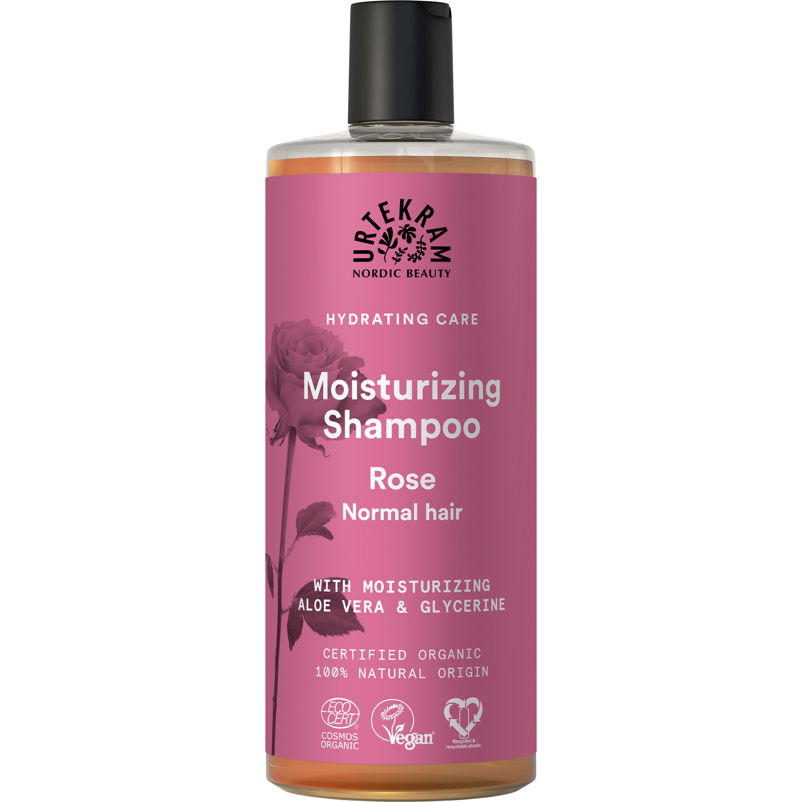 Urtekram Beauty Rose Shampoo normal hair Organic 500 ml