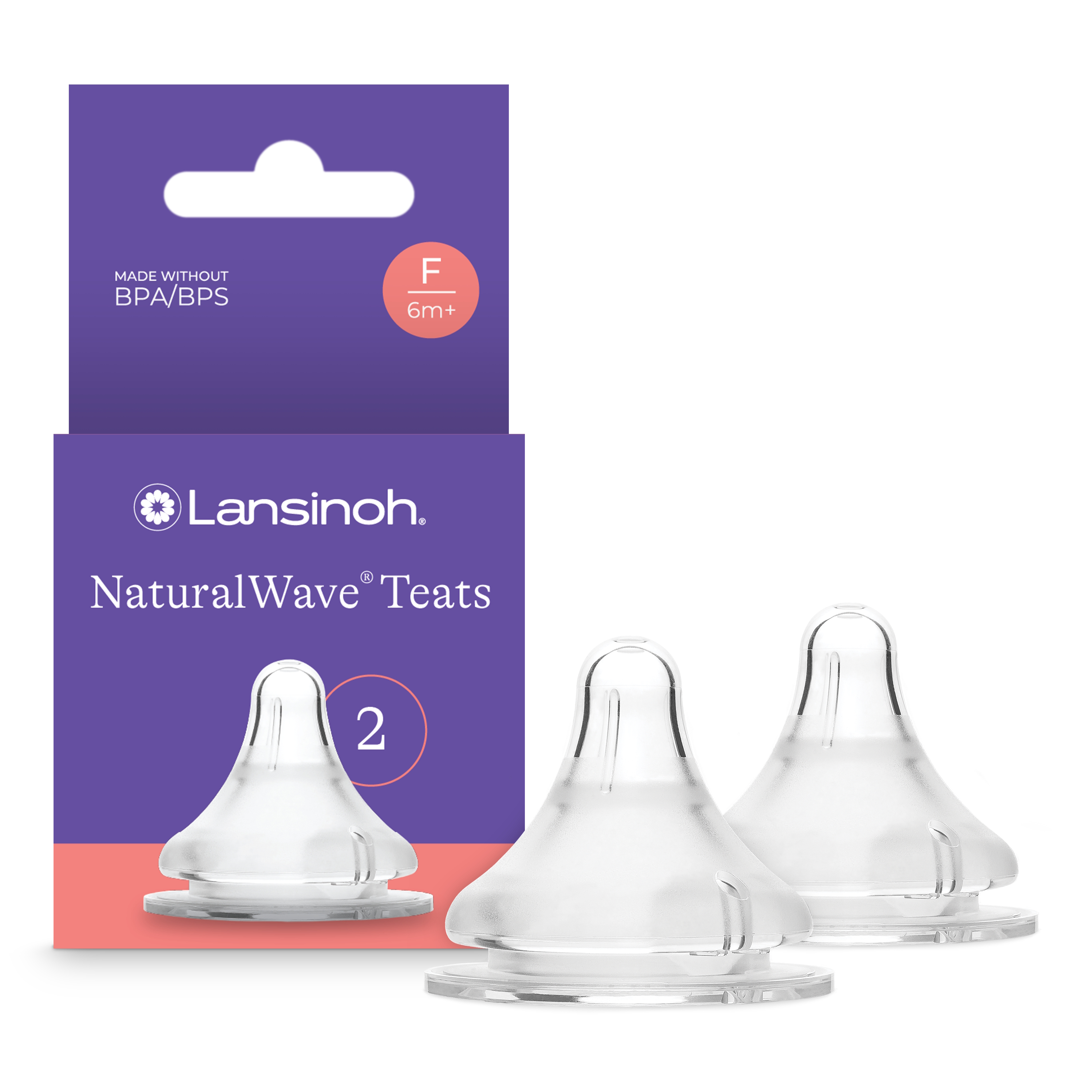 Lansinoh NaturalWave Flaskesut Fast Flow