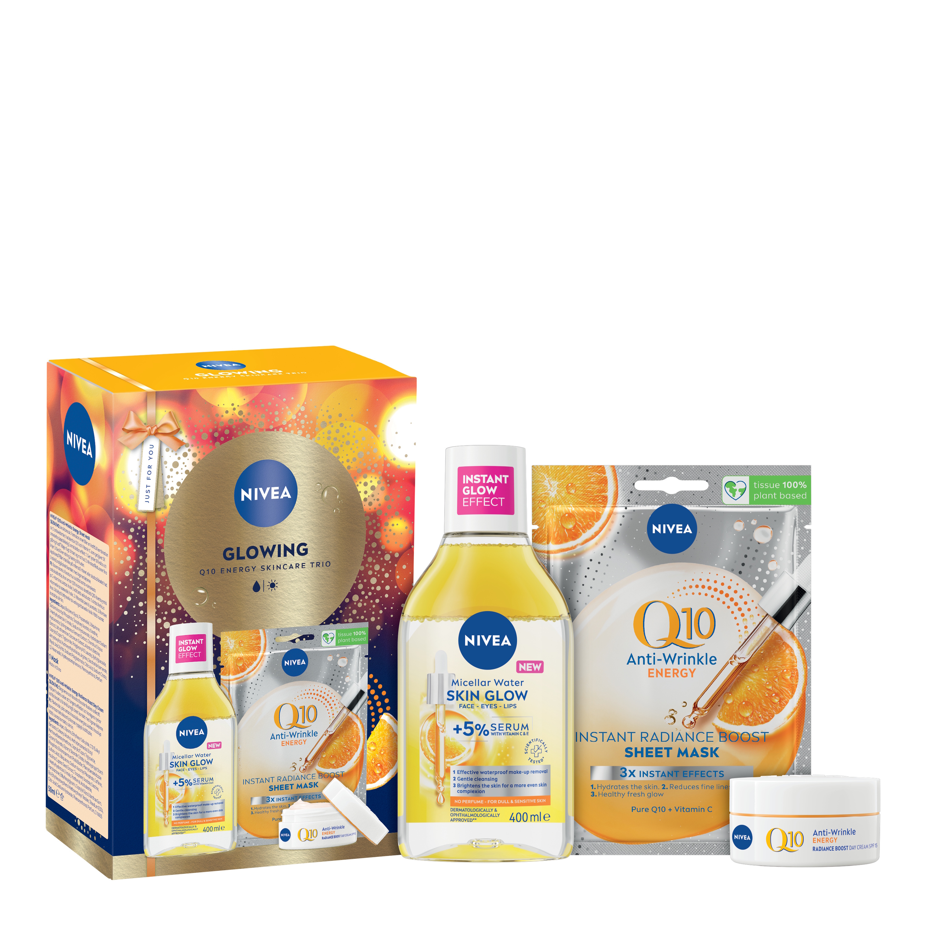 NIVEA Glowing gaveæske