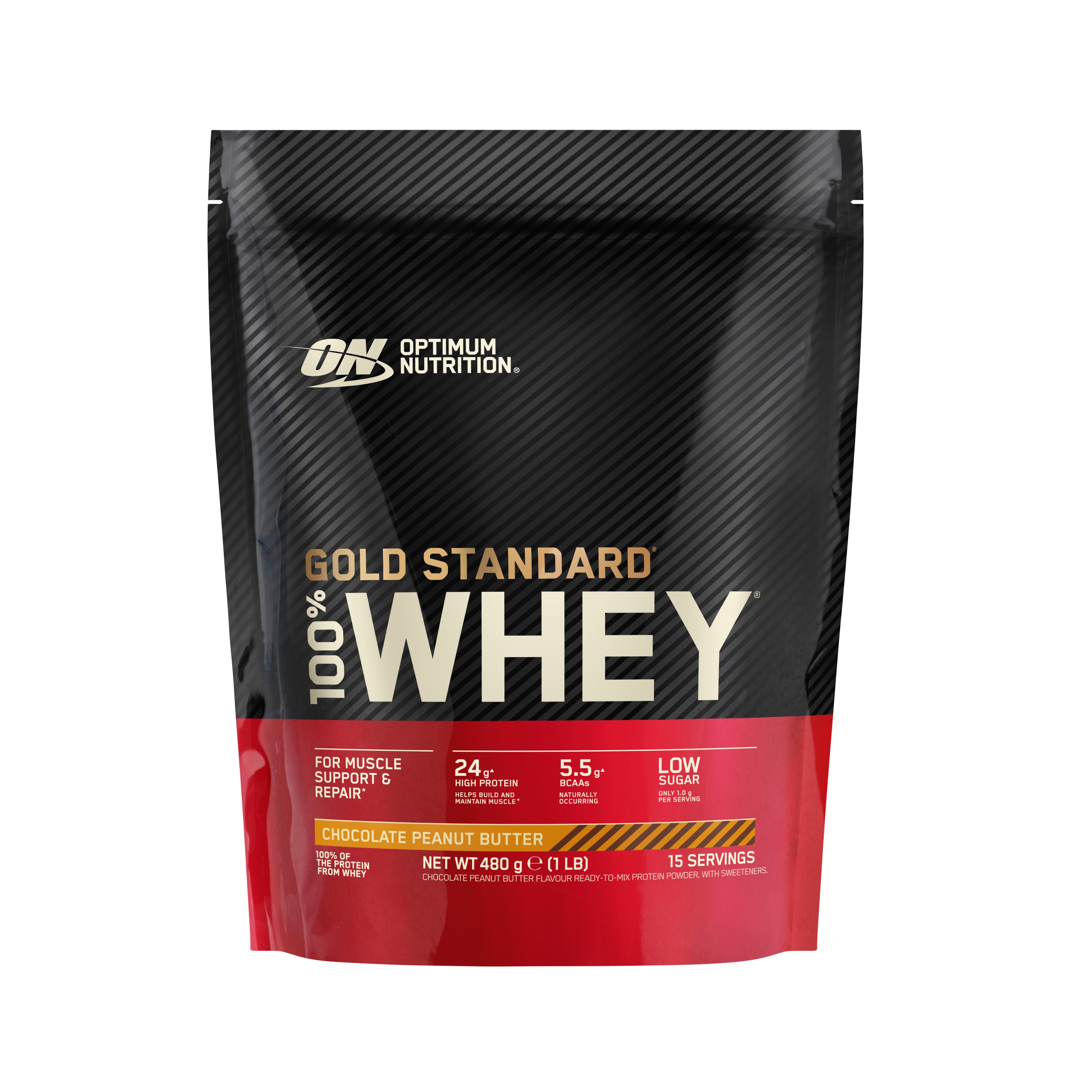 Optimum Nutrition Gold Standard 100% Whey - Chocolate Peanut Butter 480g.