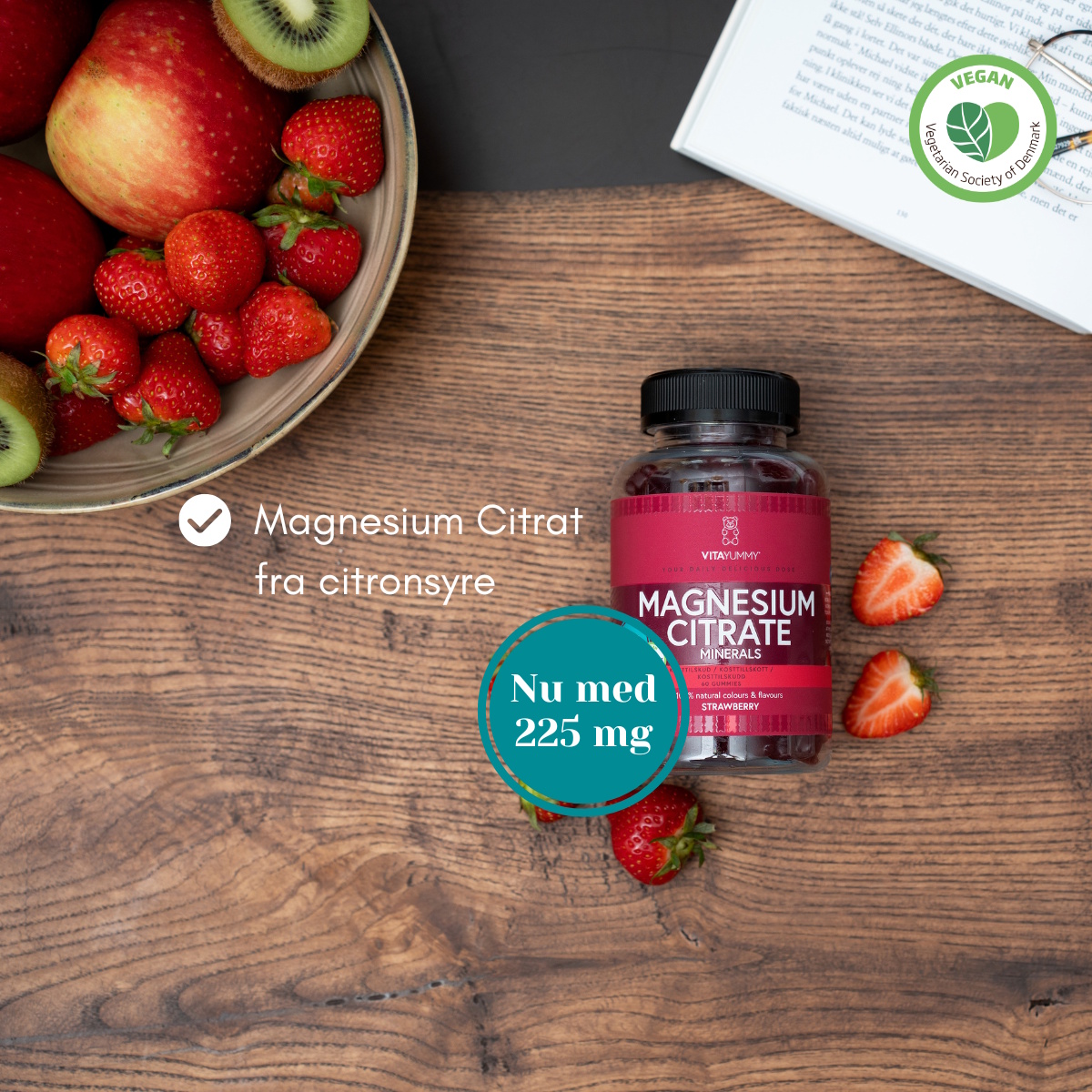VitaYummy Magnesium (Strawberry) - 60 stk.