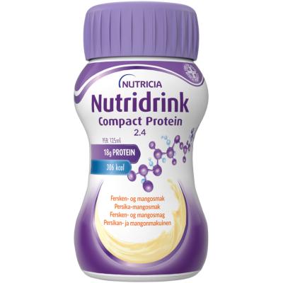 Nutridrink Compact Protein Fersken-Mango