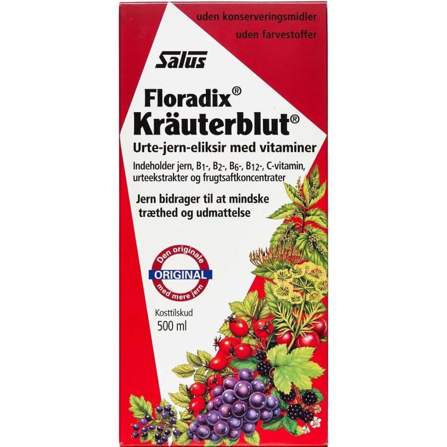 Floradix Kräuterblut Jern Eliksir