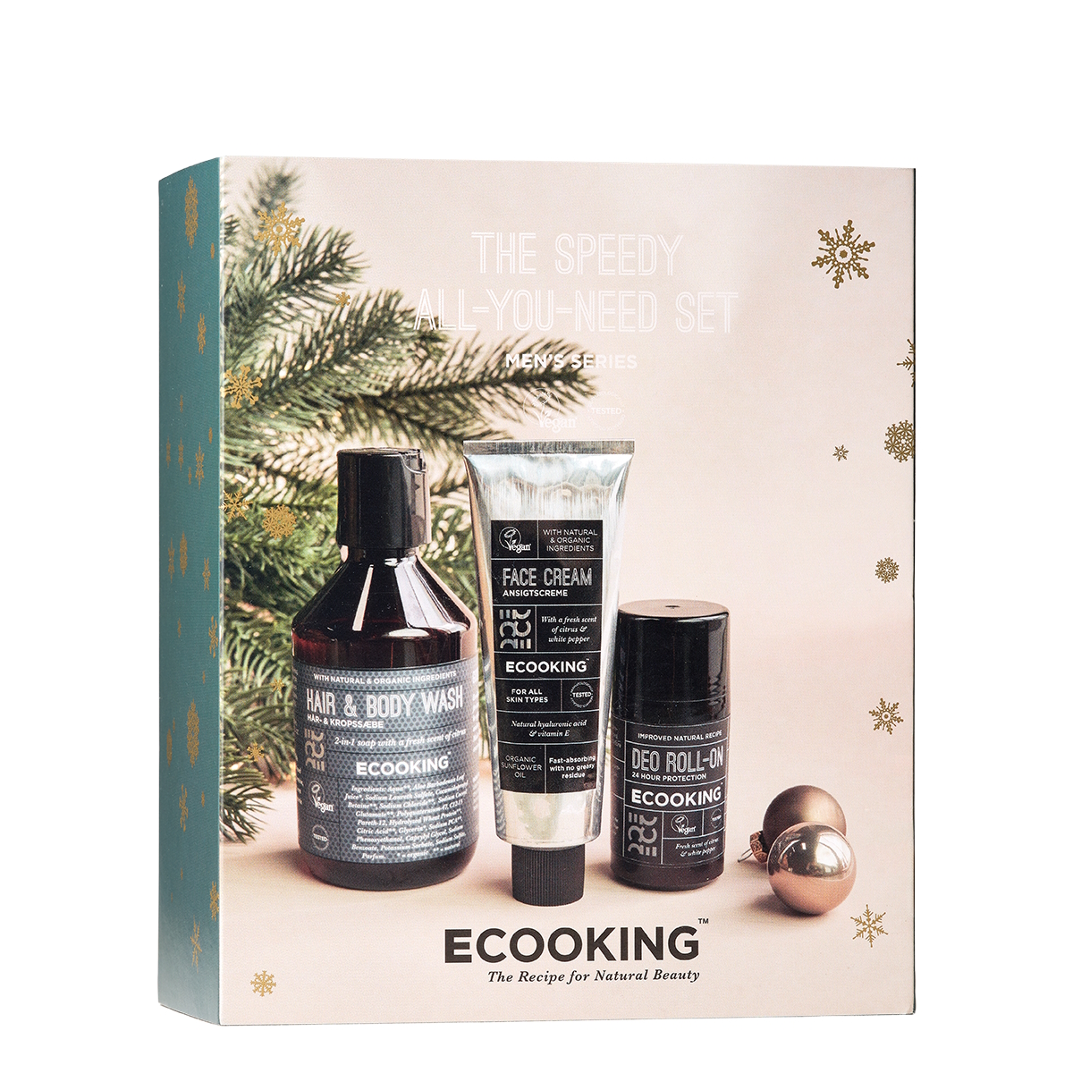 Ecooking Men Skincare - Black Cardboard Box - 2024