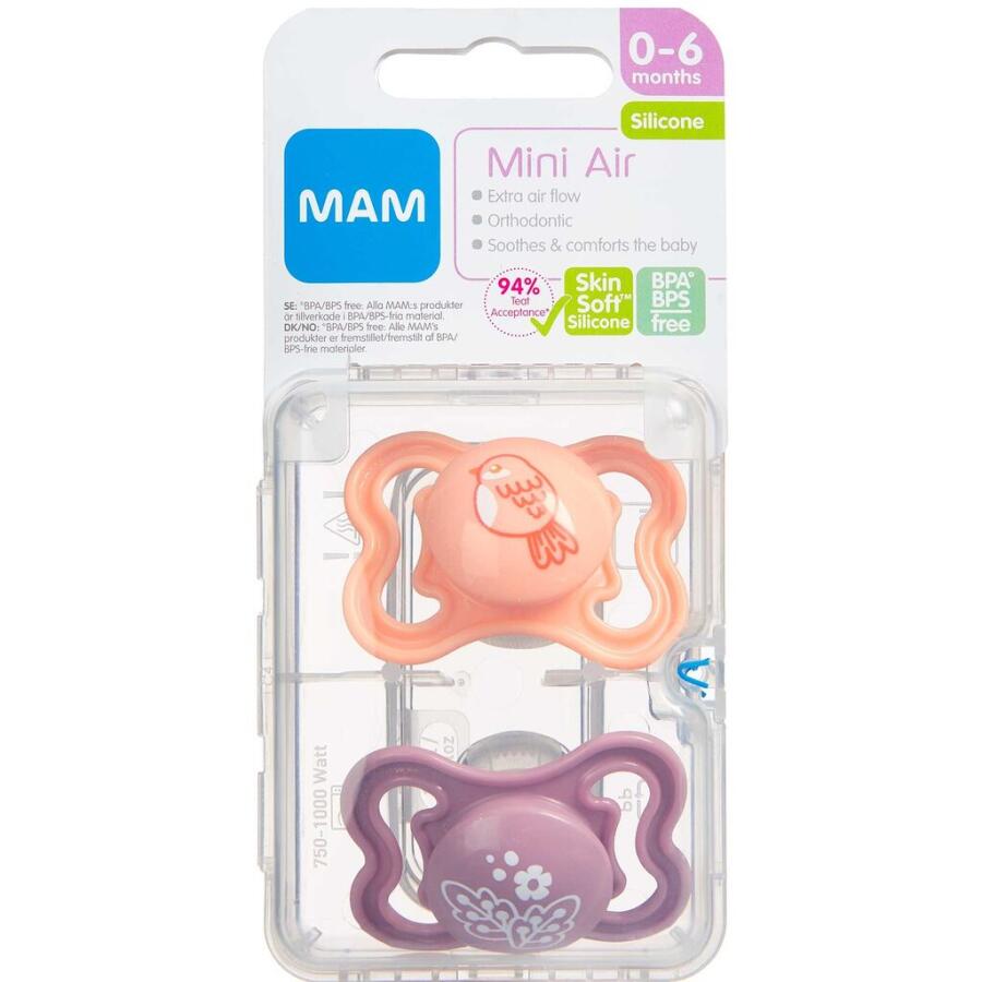 MAM Air Silicone Pink 0-6 Mdr.