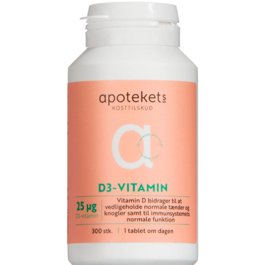 Apotekets D3-vitamin 25 µg Tabletter